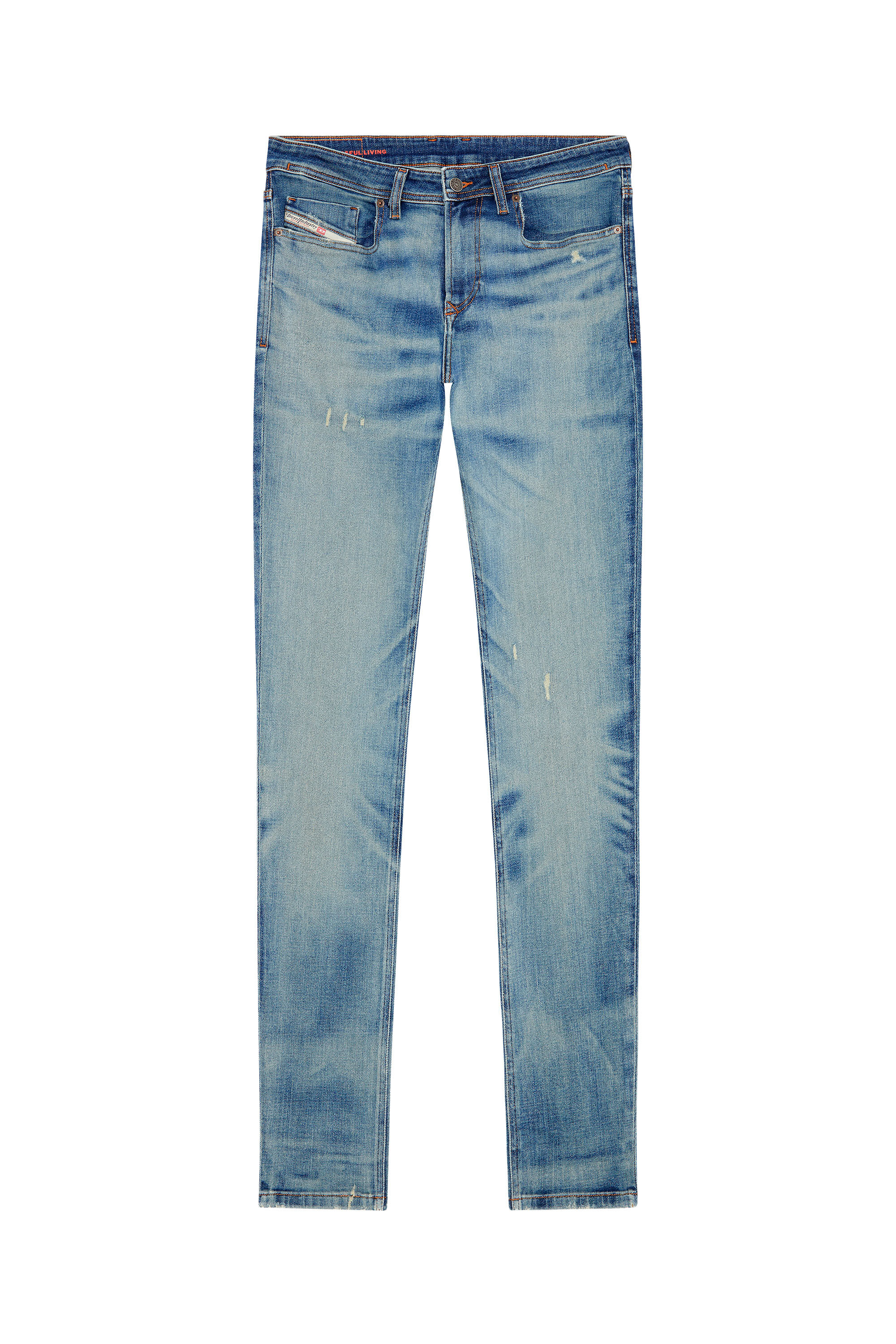 Diesel - 1979 Sleenker 0NFAM Skinny Jeans, Medium blue - Image 2