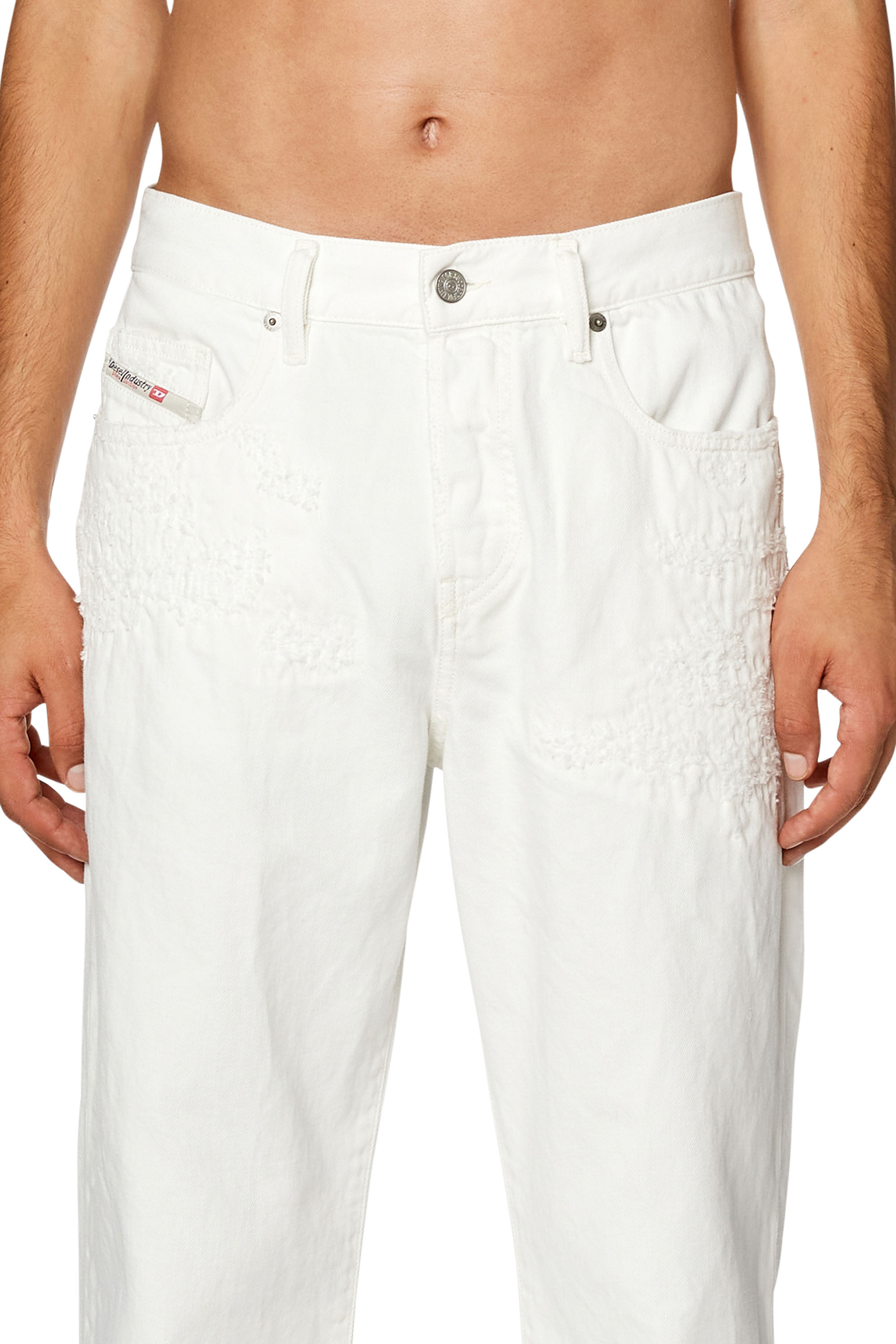 Men s Straight Jeans White Diesel 2020 D Viker