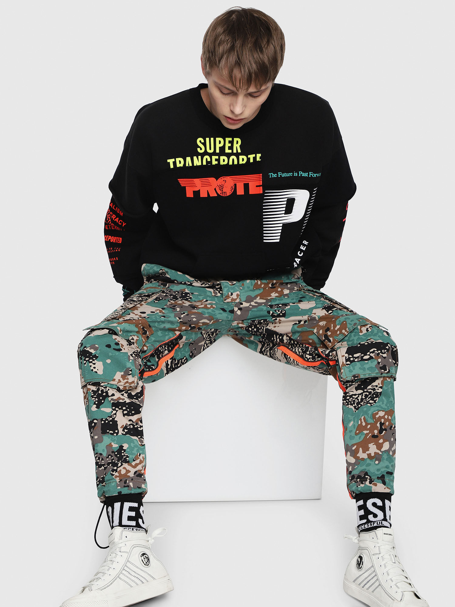 diesel camo pants