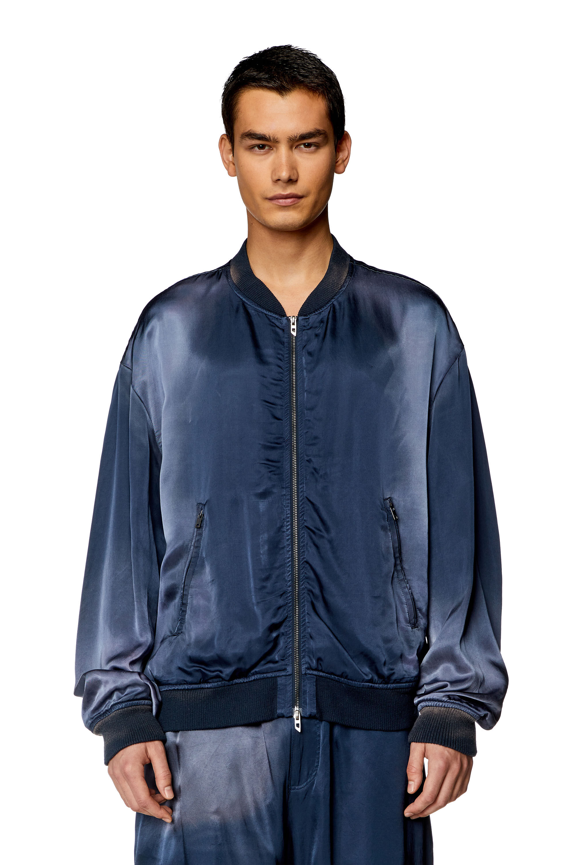 Men s Satin bomber jacket with faded effect J MARTEX Diesel