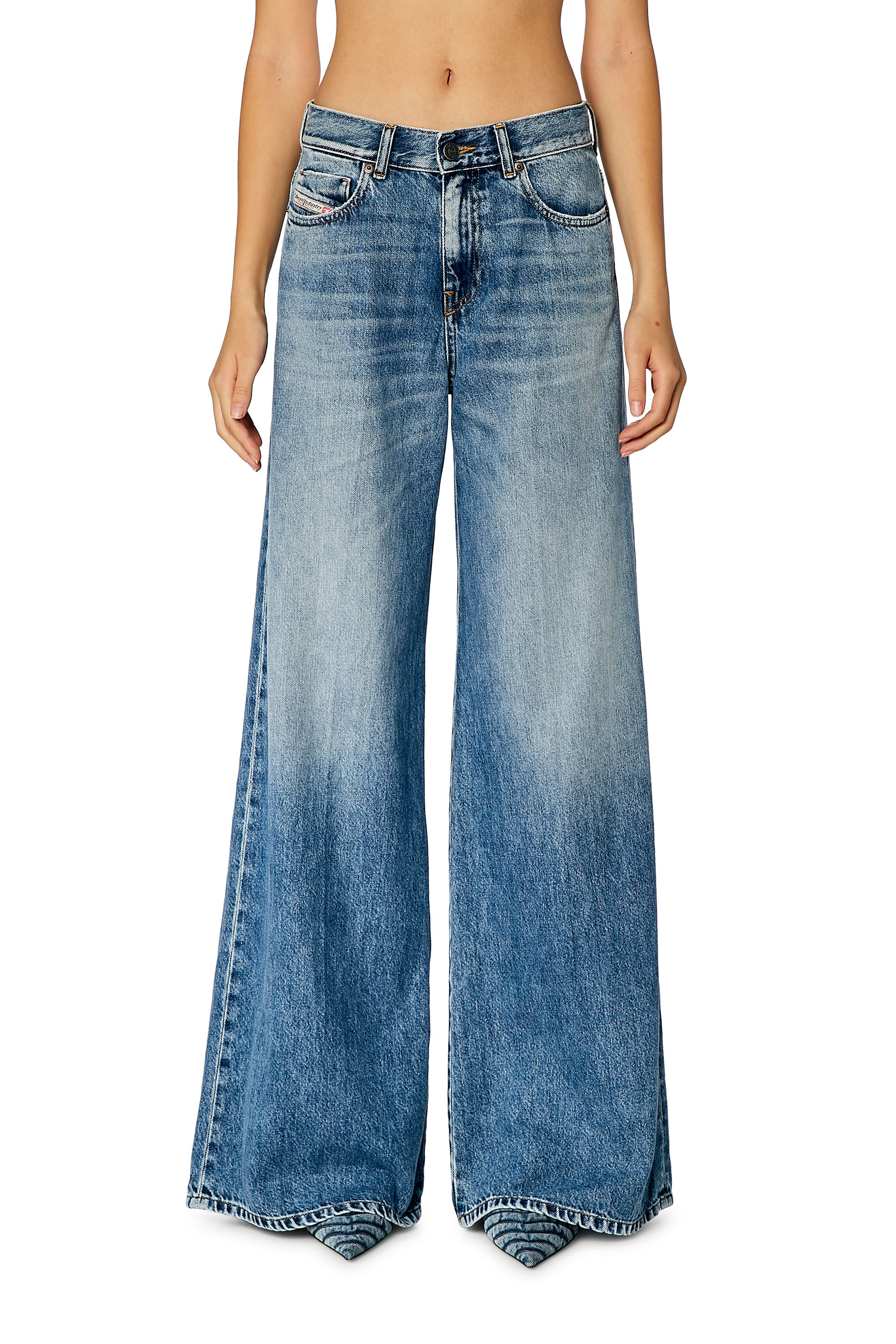 Women's Flare and Bootcut Jeans | Medium blue | Diesel 1978 D-Akemi Women's Flare and Bootcut Jeans | Medium blue | Diesel 1978 D-Akemi