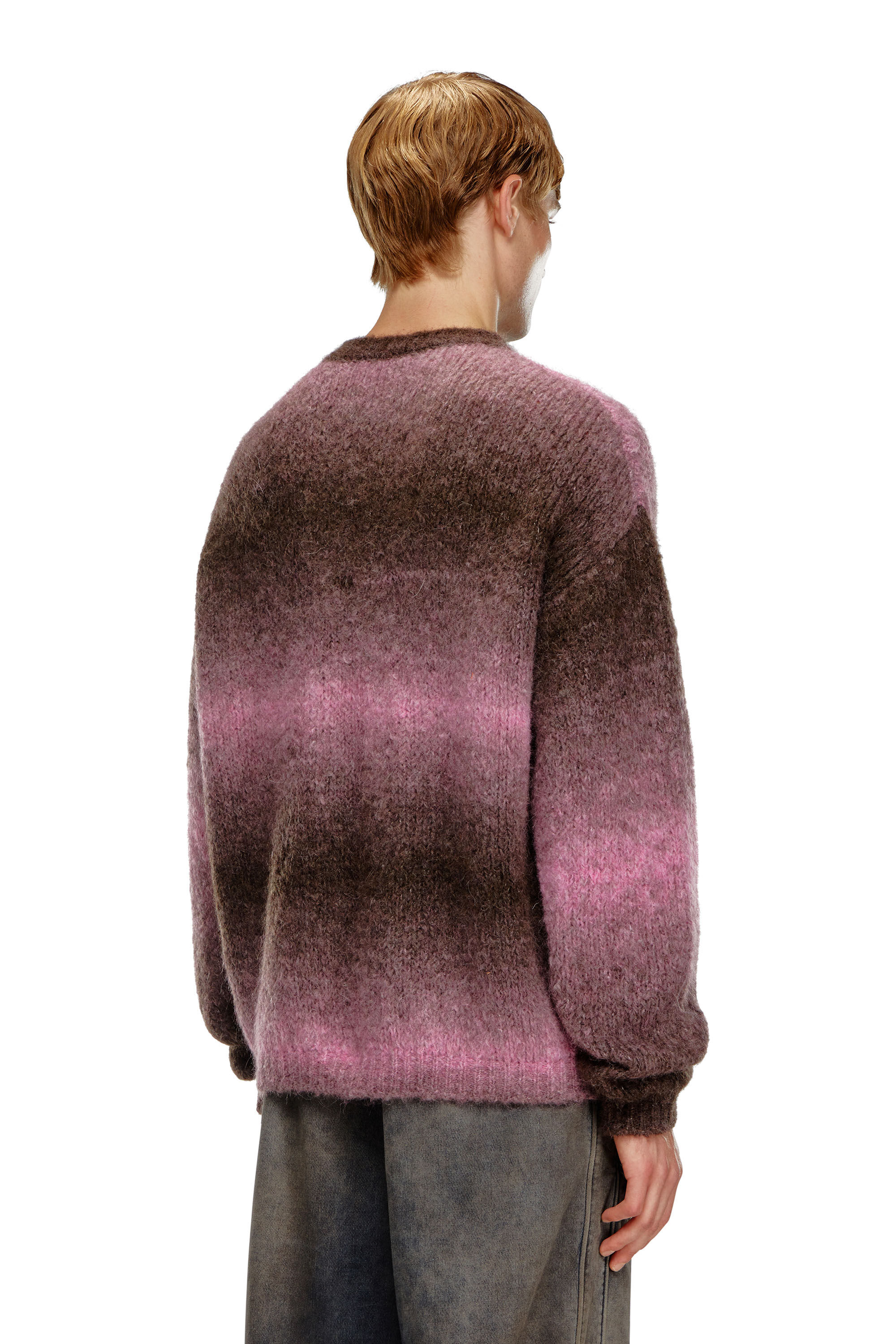 Men's Dégradé jumper in alpaca blend | Violet | Diesel