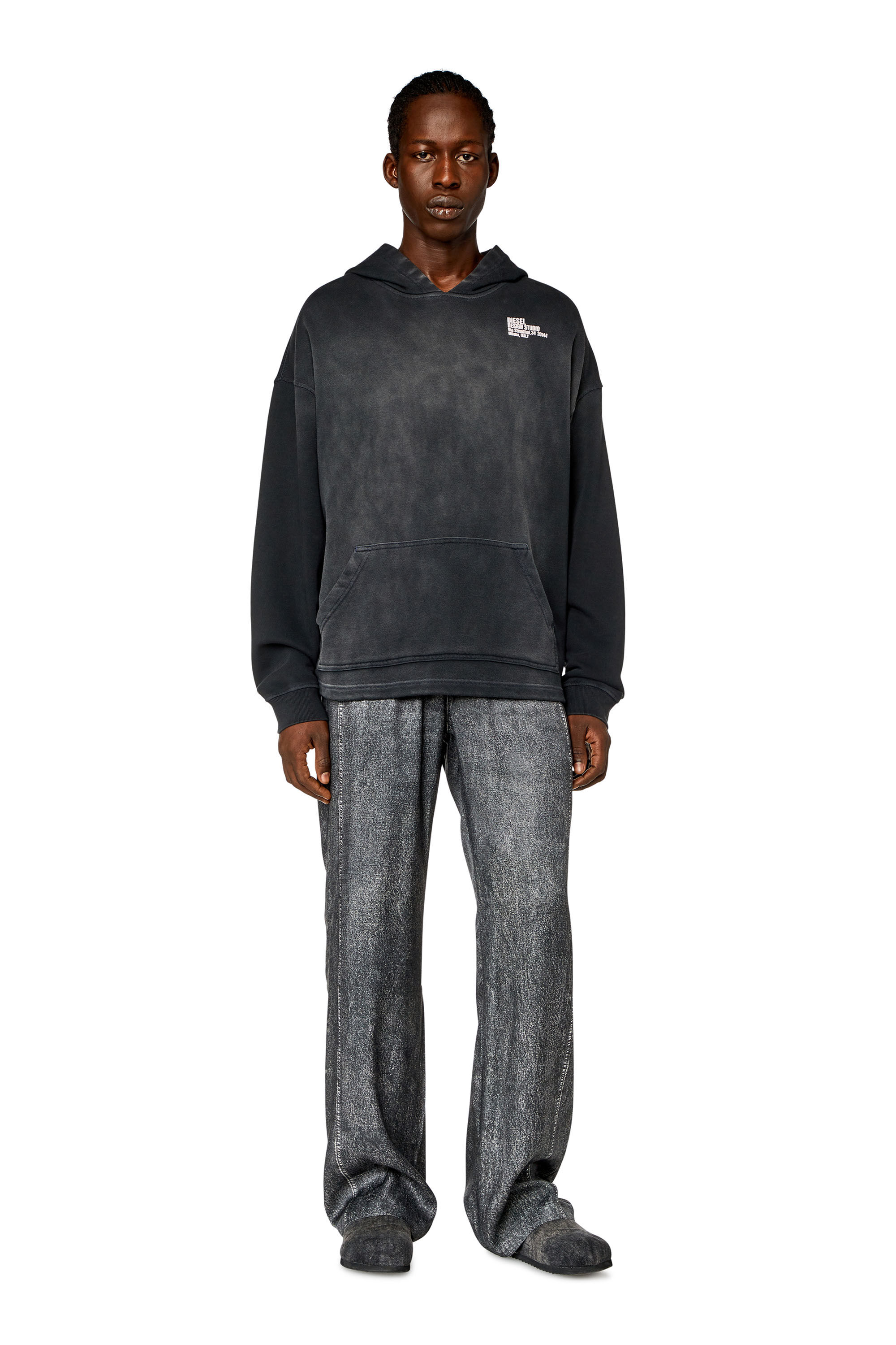 Diesel reflective detail sweatshirt top