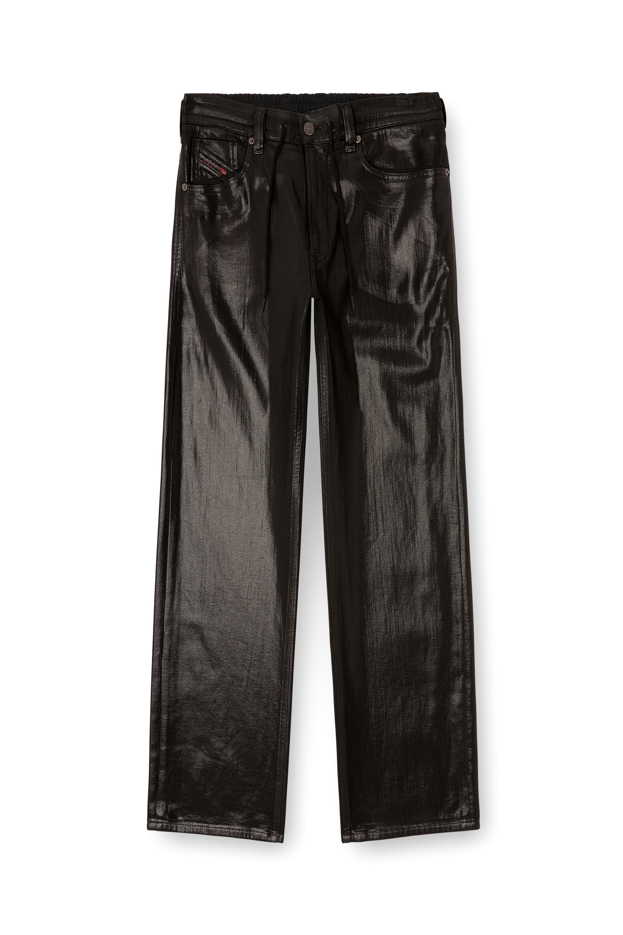 Men's Relaxed Jeans | Black/Dark grey | Diesel 2080 D-Reel Joggjeans®