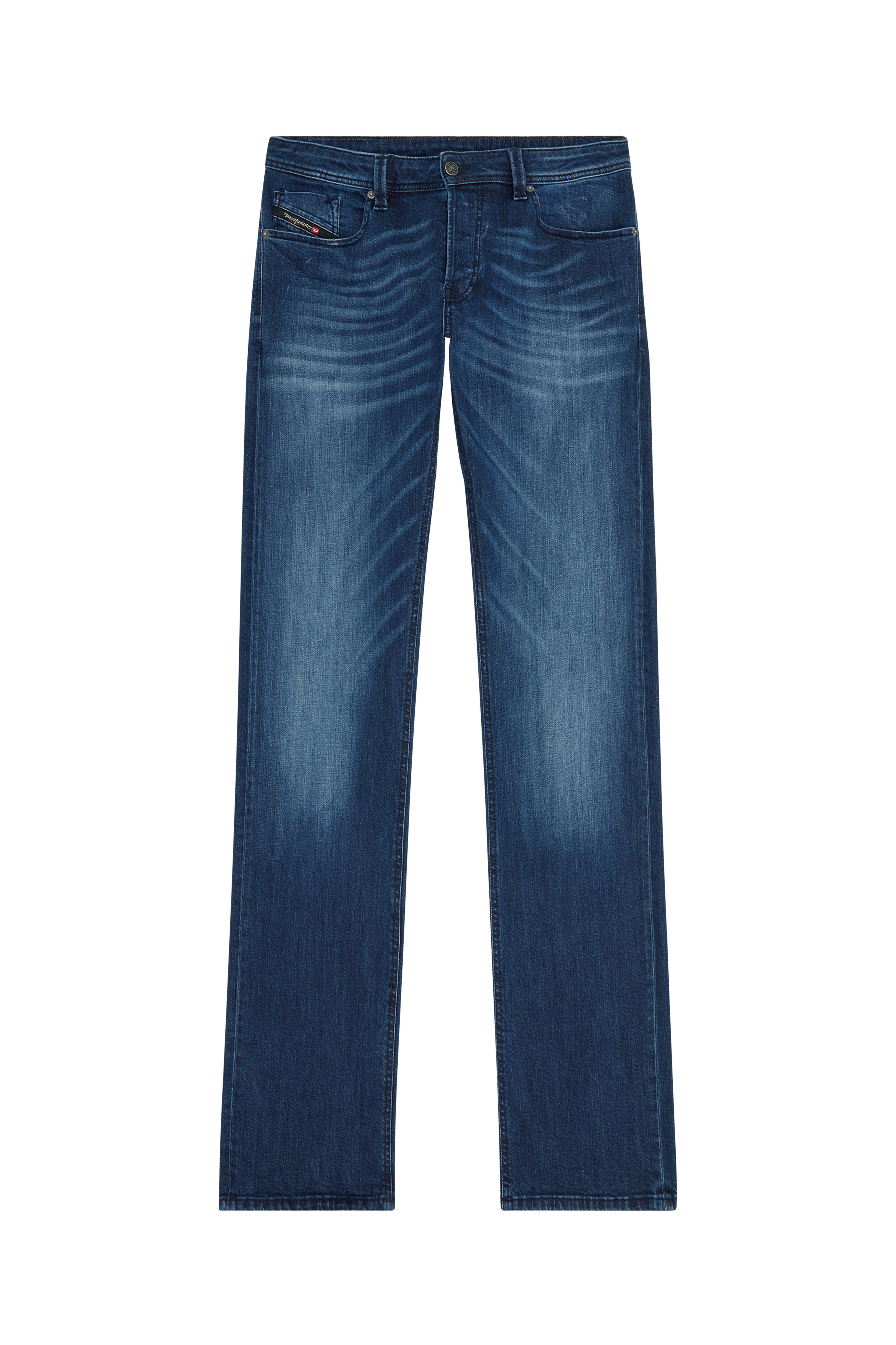 Diesel - Larkee E195W Straight Jeans, Dark Blue - Image 2