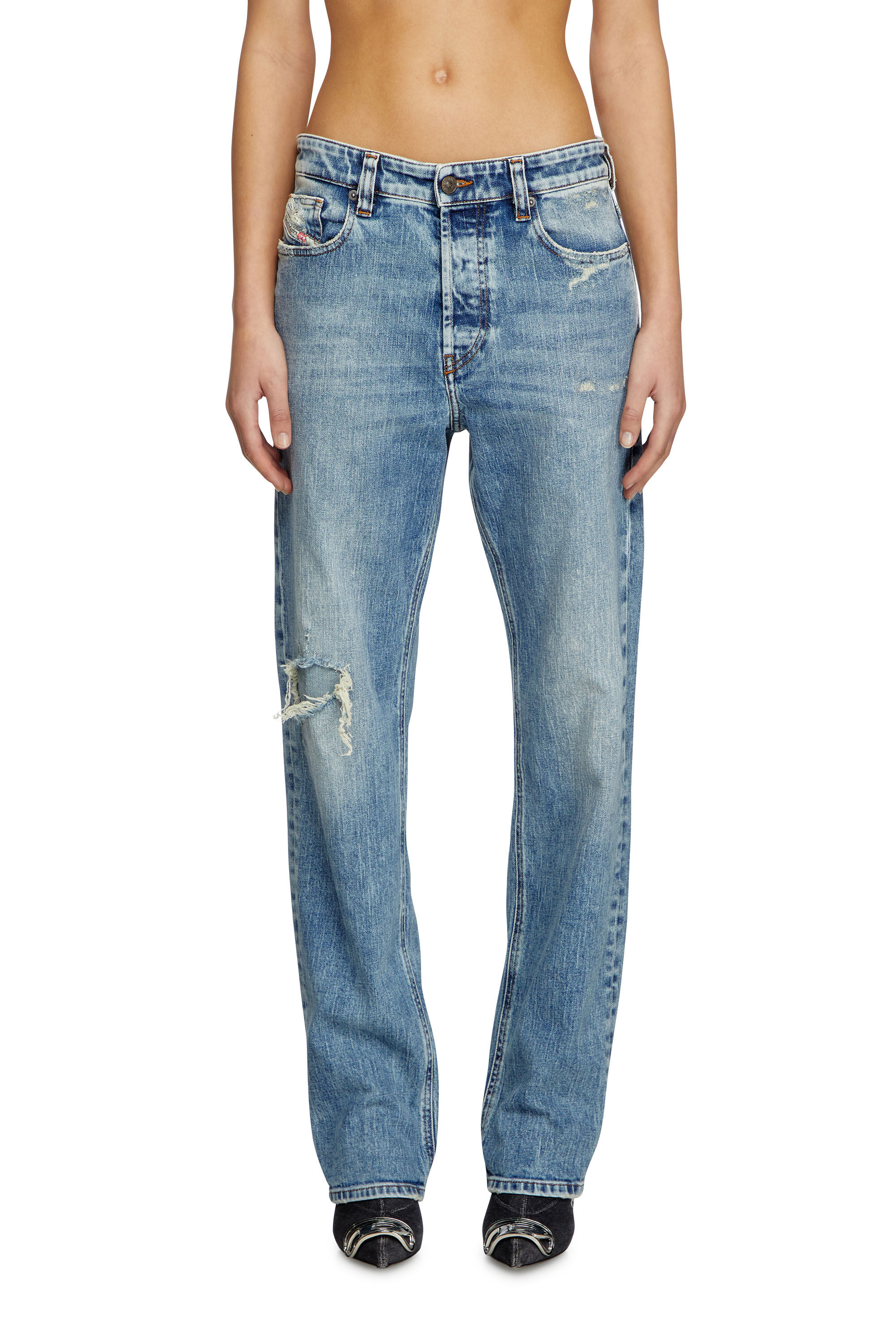 DIESEL 1988 D アク L30 シンス 1988DARKA07019007Z4 01 Women's Regular Jeans | Light Blue | Diesel 1988 D-Ark