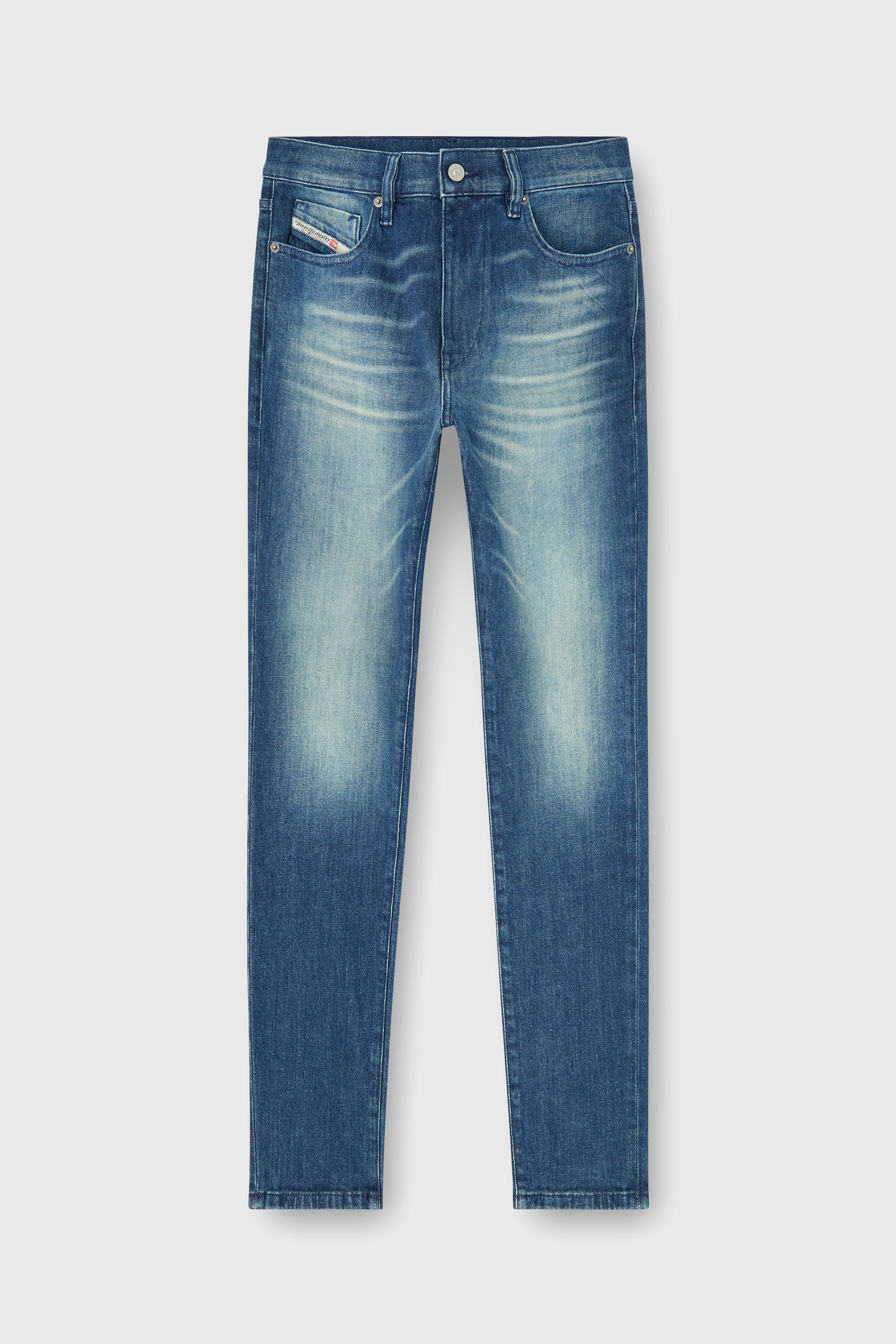 Diesel - Man's Slim Jeans 2019 D-Strukt 0KBBR, Dark Blue - 6