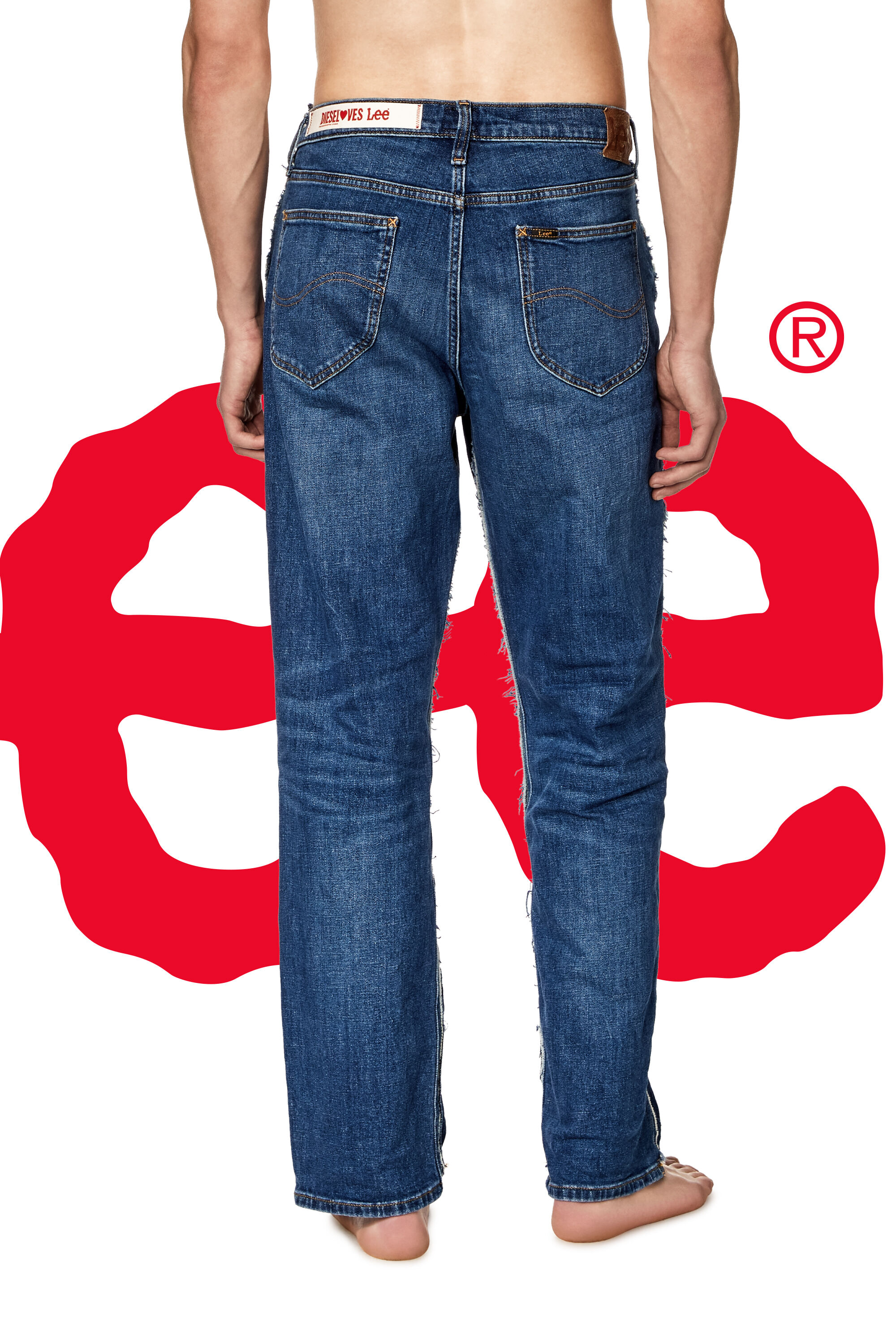 Ckj 035 clearance straight taped jeans