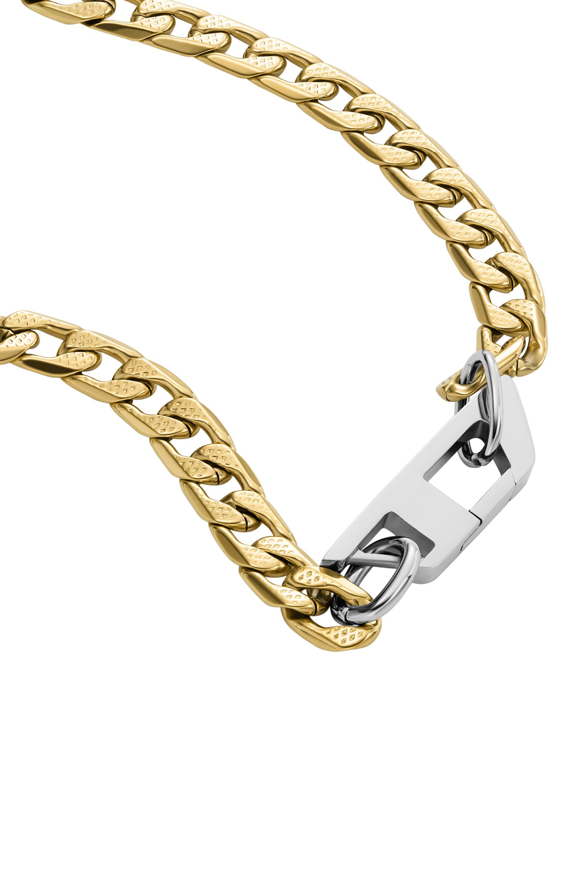 Two tone mens discount chain