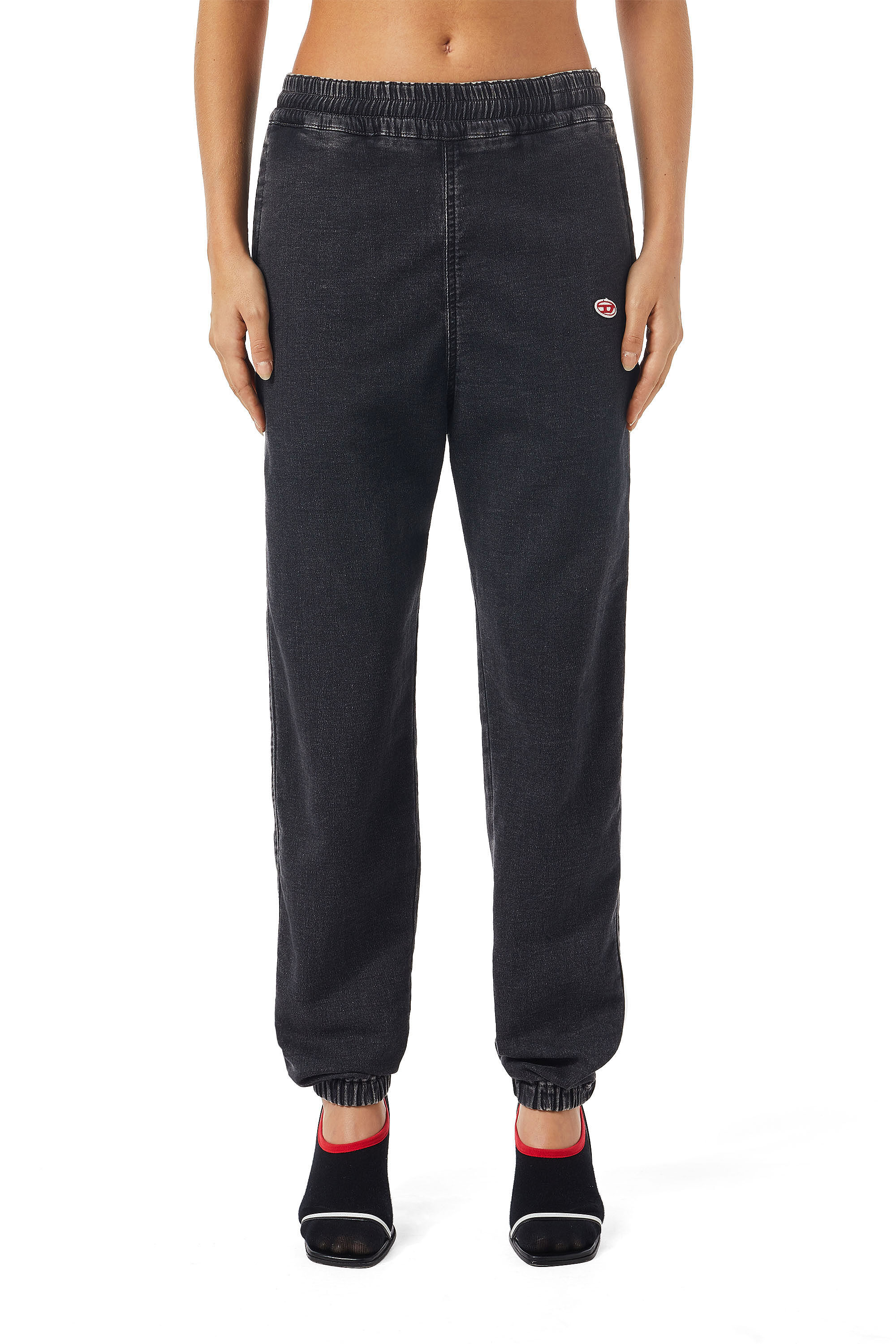 Diesel - Tapered D-Lab Track Denim 069ZE, Black/Dark grey - Image 3