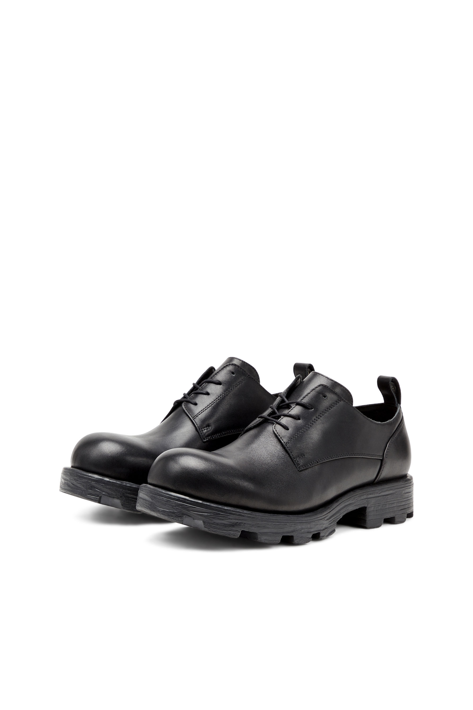 Men s D Hammer Sh Derby shoes in textured leather D HAMMER SH