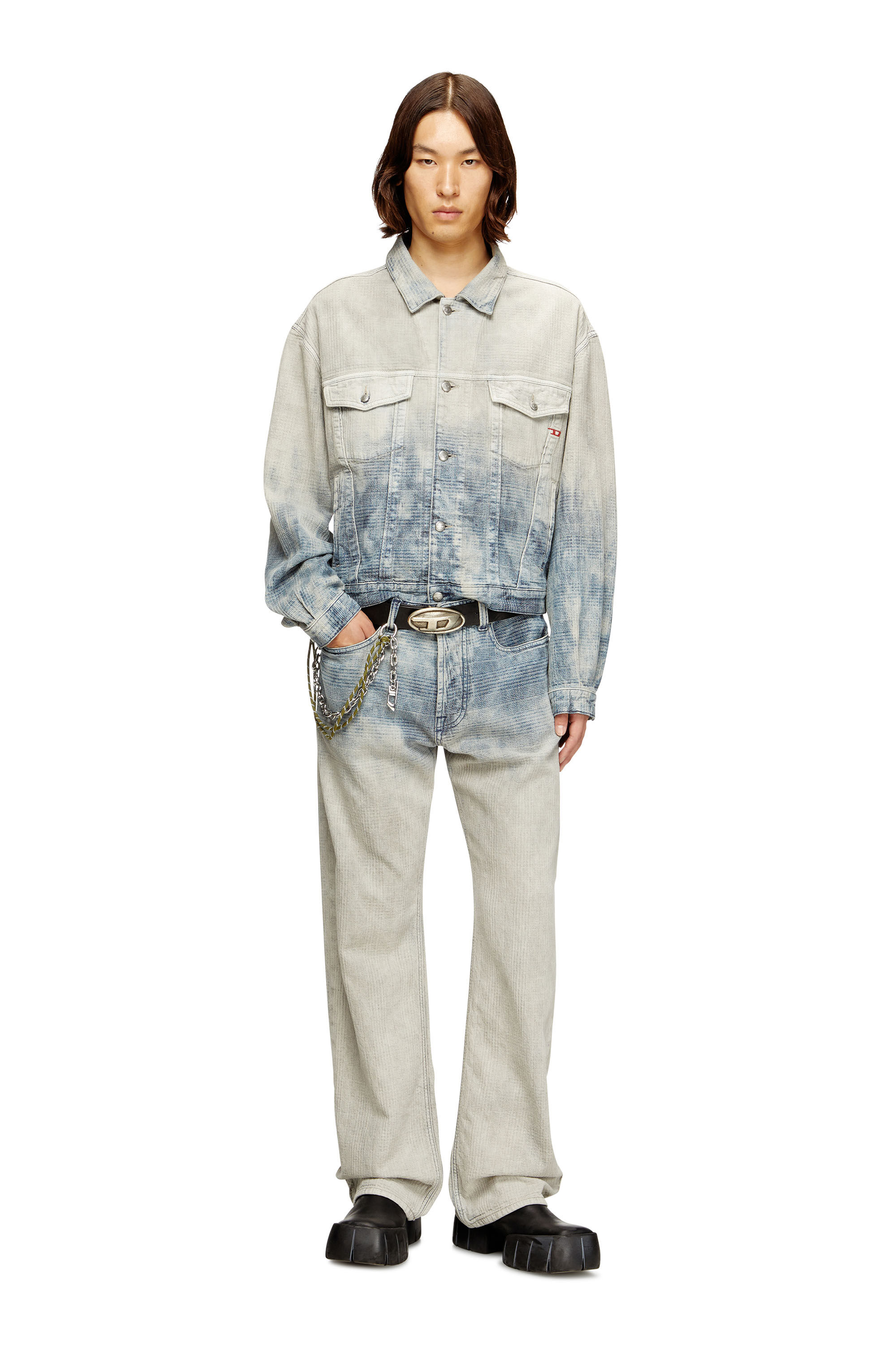 Men's Relaxed Jeans | Regular Waist 1980 D-EeperMedium blue