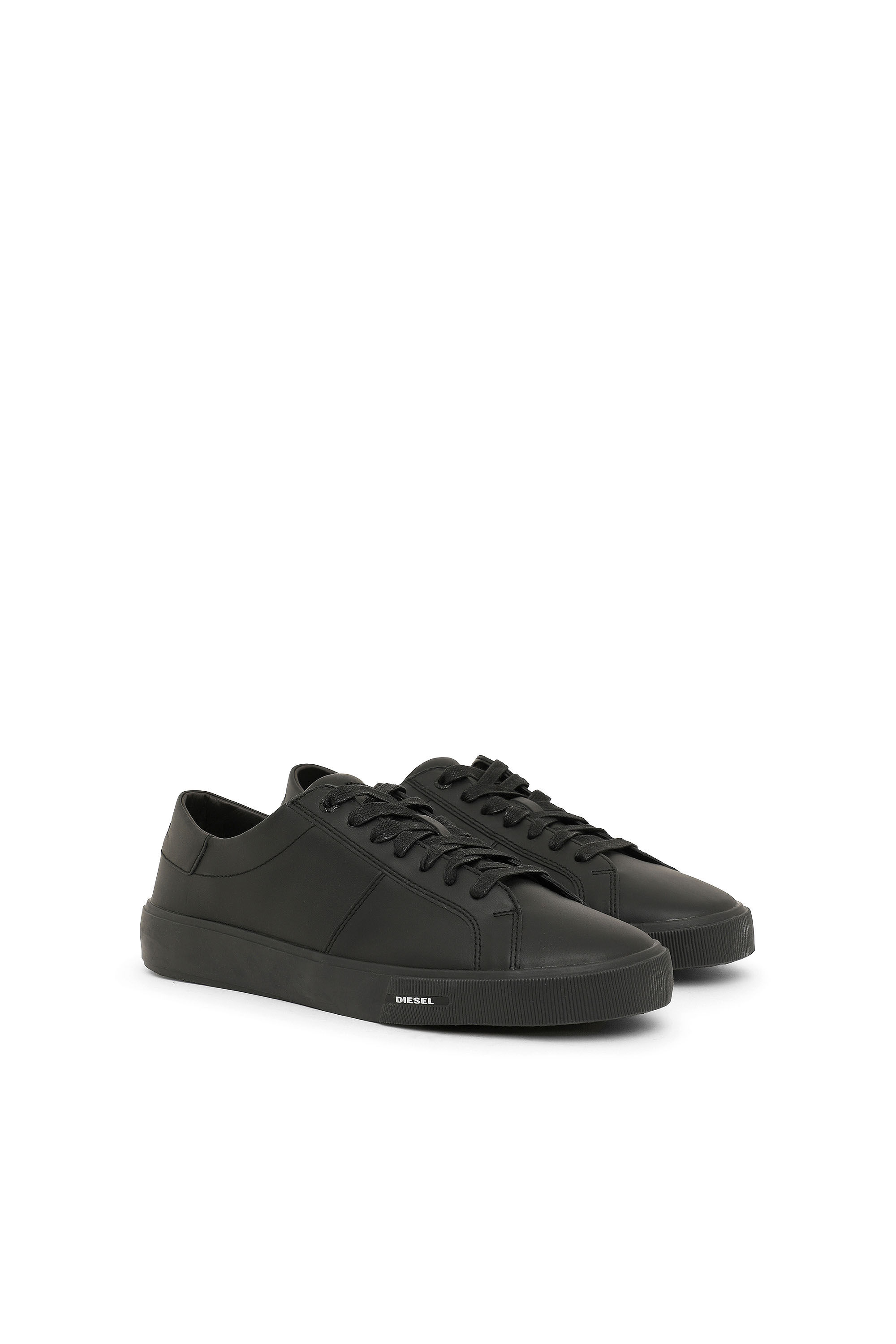 Diesel - S-MYDORI LC, Man's Low-top sneakers in leather in Black - 2