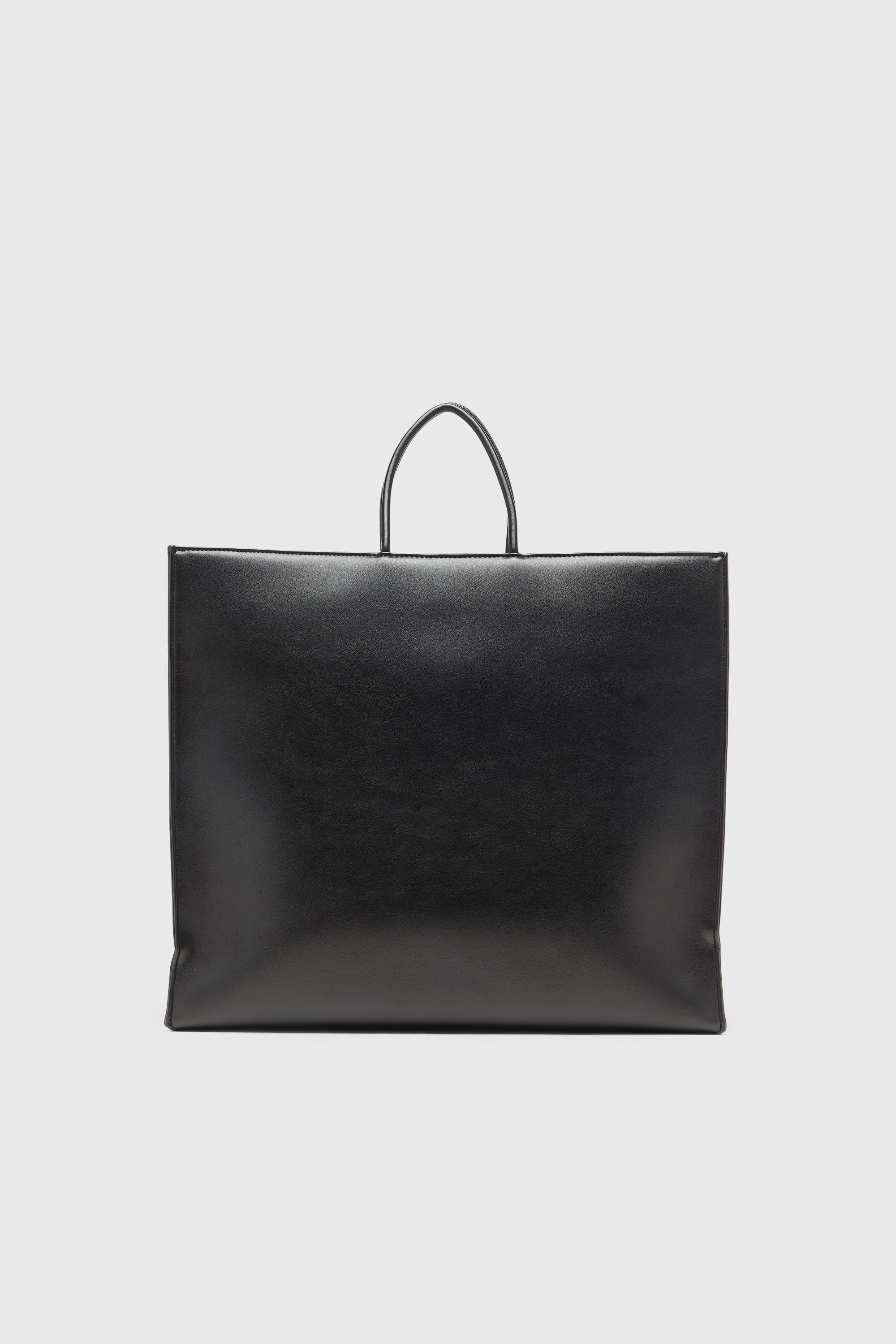 Diesel - DSL 3D SHOPPER EW X, Unisex's Dsl 3D - Shopping bag with embossed logo in Black - 3