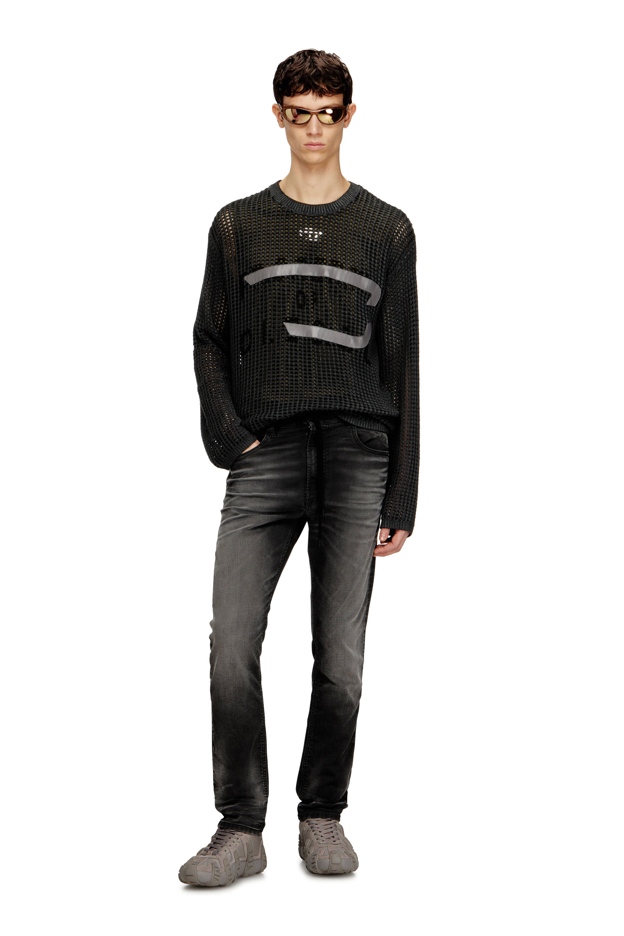 Men's Regular Jeans | Regular Waist 2032 D-Krooley Joggjeans®Black