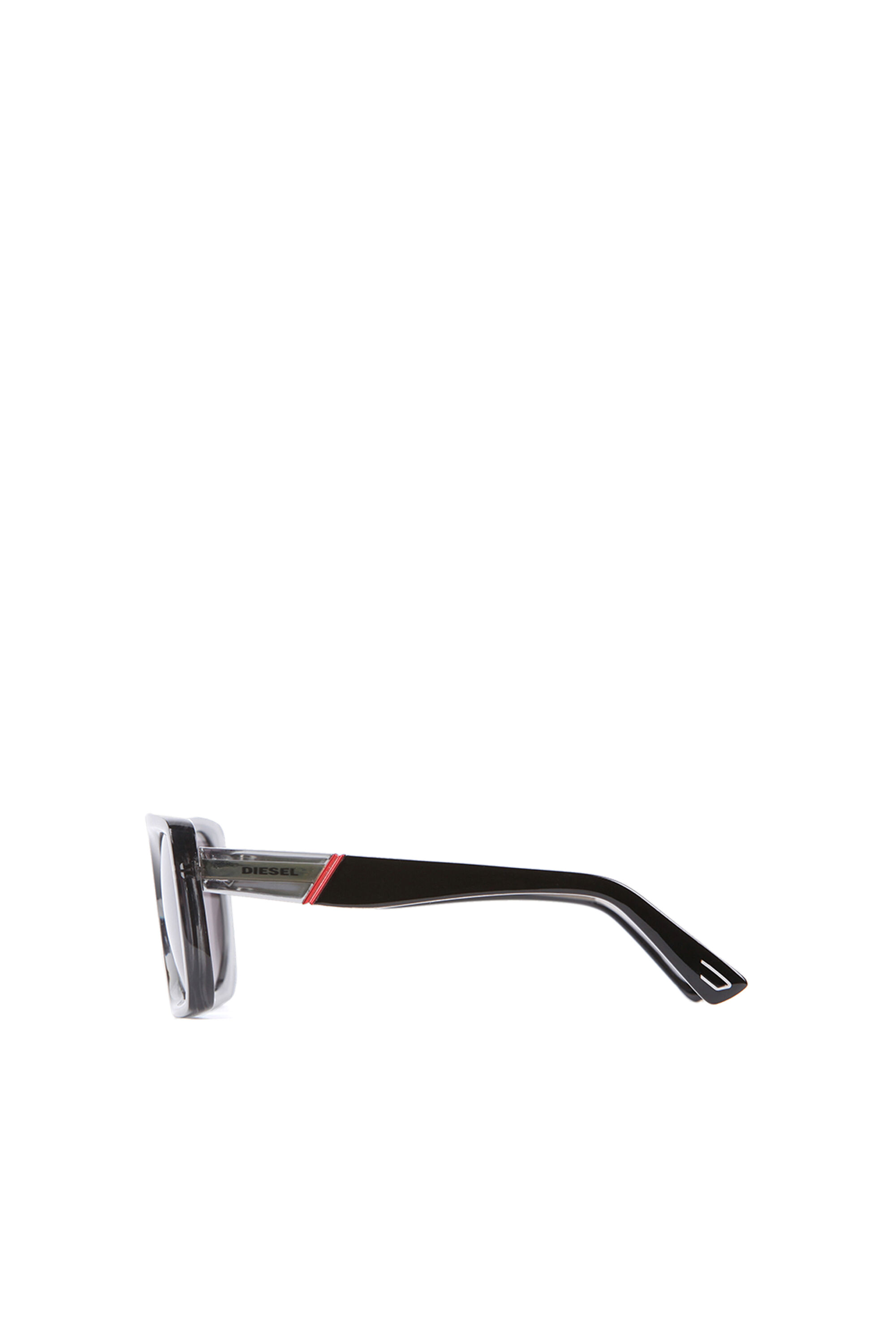 Diesel - DL0292, Unisex's 40th anniversary sunglasses in Gray/Black - 3