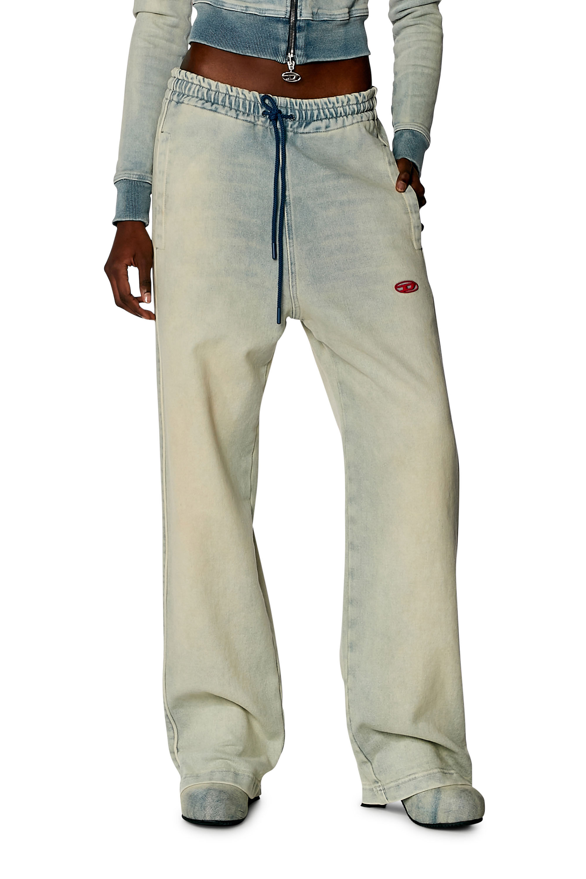 Diesel denim sweatpants womens discount