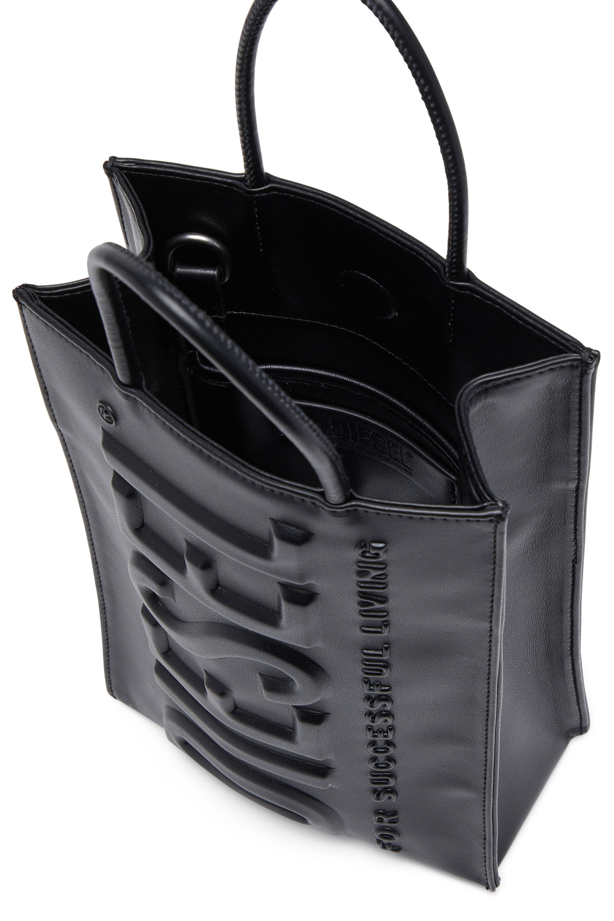 Women s Dsl 3D Shopper M X PU tote bag with embossed logo DSL