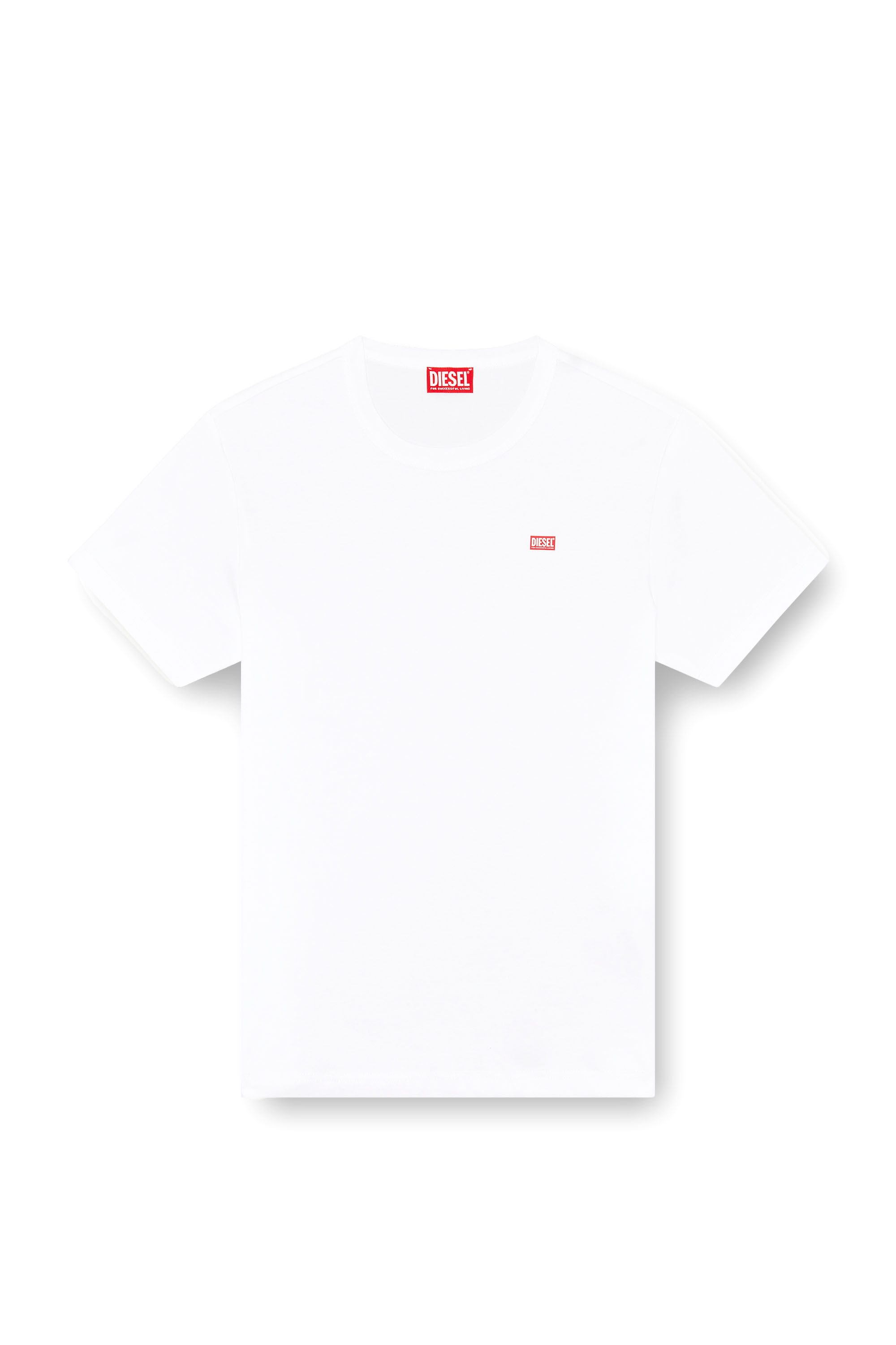 Men's T-shirt in mercerised cotton | White | Diesel