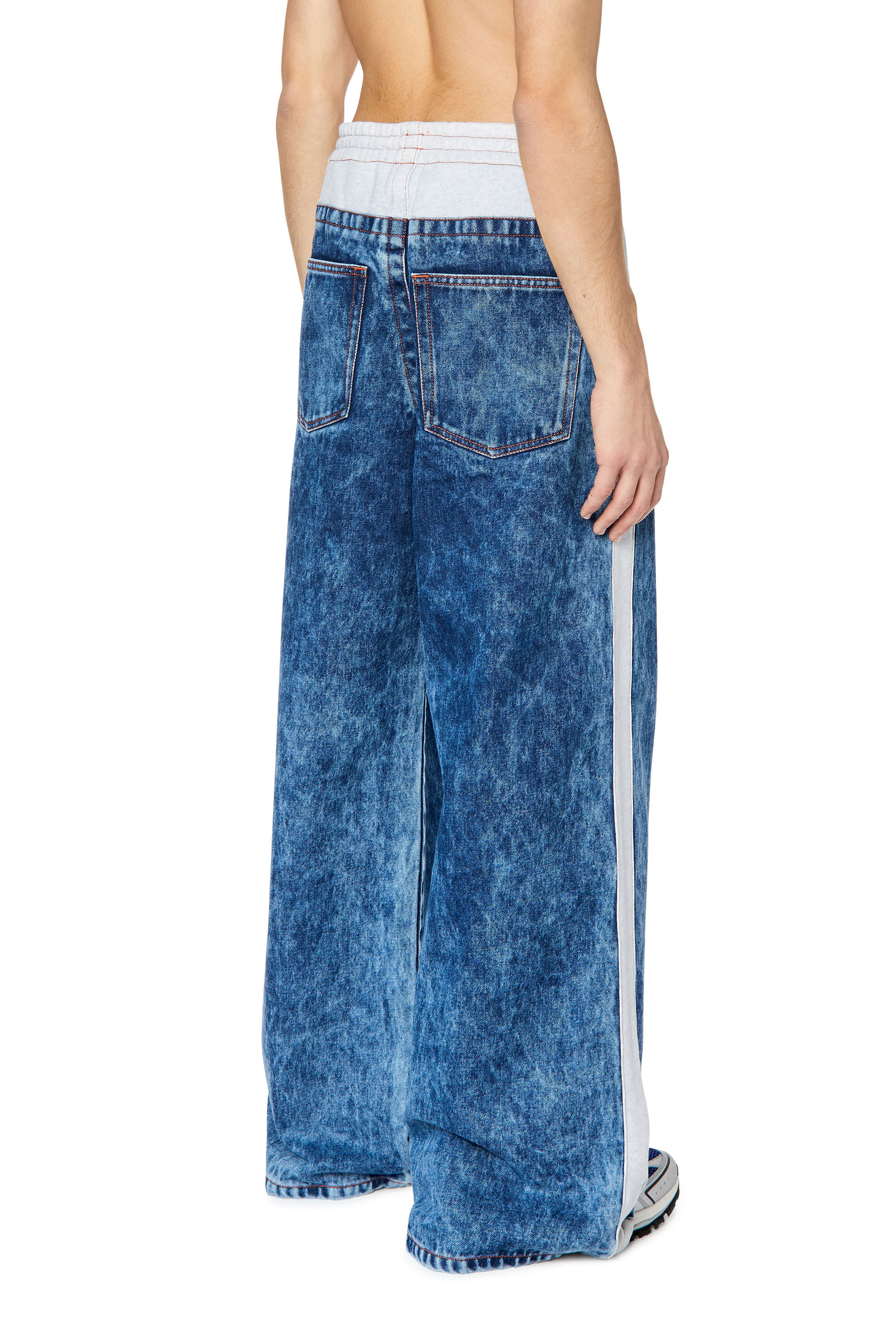 Diesel - Straight Jeans D-Seri 0EMAW, Medium blue - Image 4