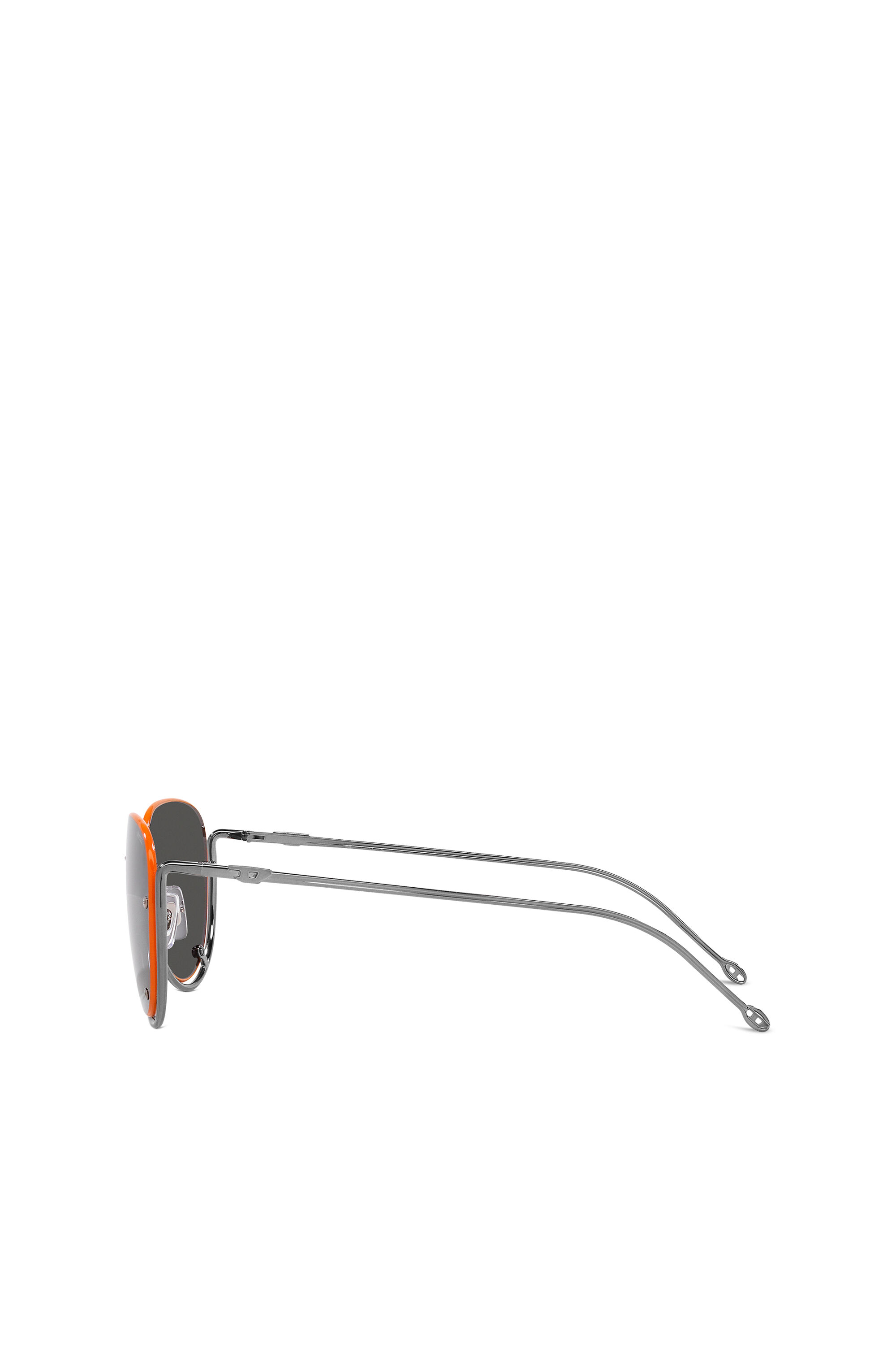 Diesel - 0DL1003, Unisex's Pilot model sunglasses in Black/Orange - 5