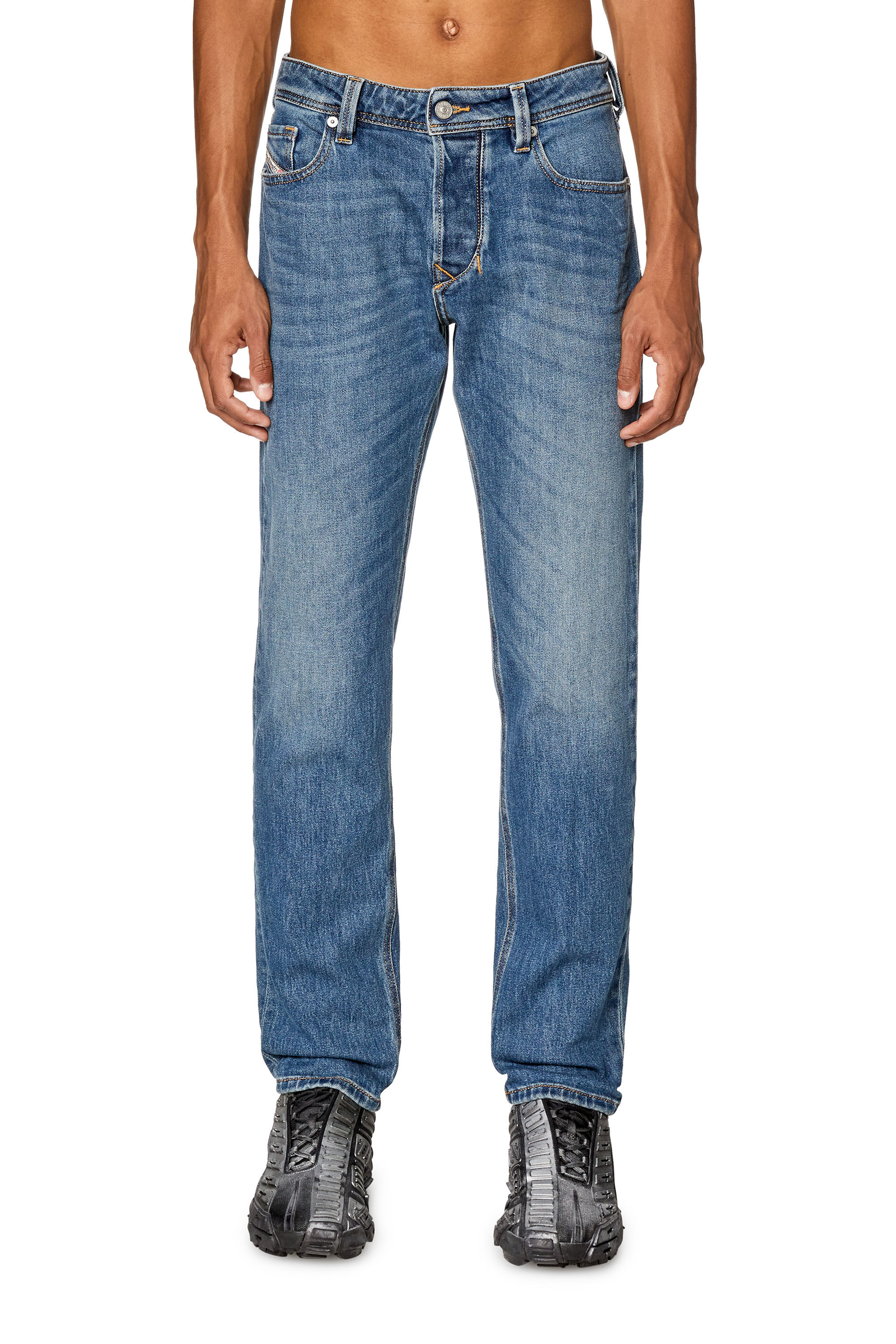 パンツ XTONZ XP188 Max Double Knee Washed Denim Pants YELLOW BLUE x MUSINSA | XTONZ XP184 Triple Incision Denim Pants (BLUE)