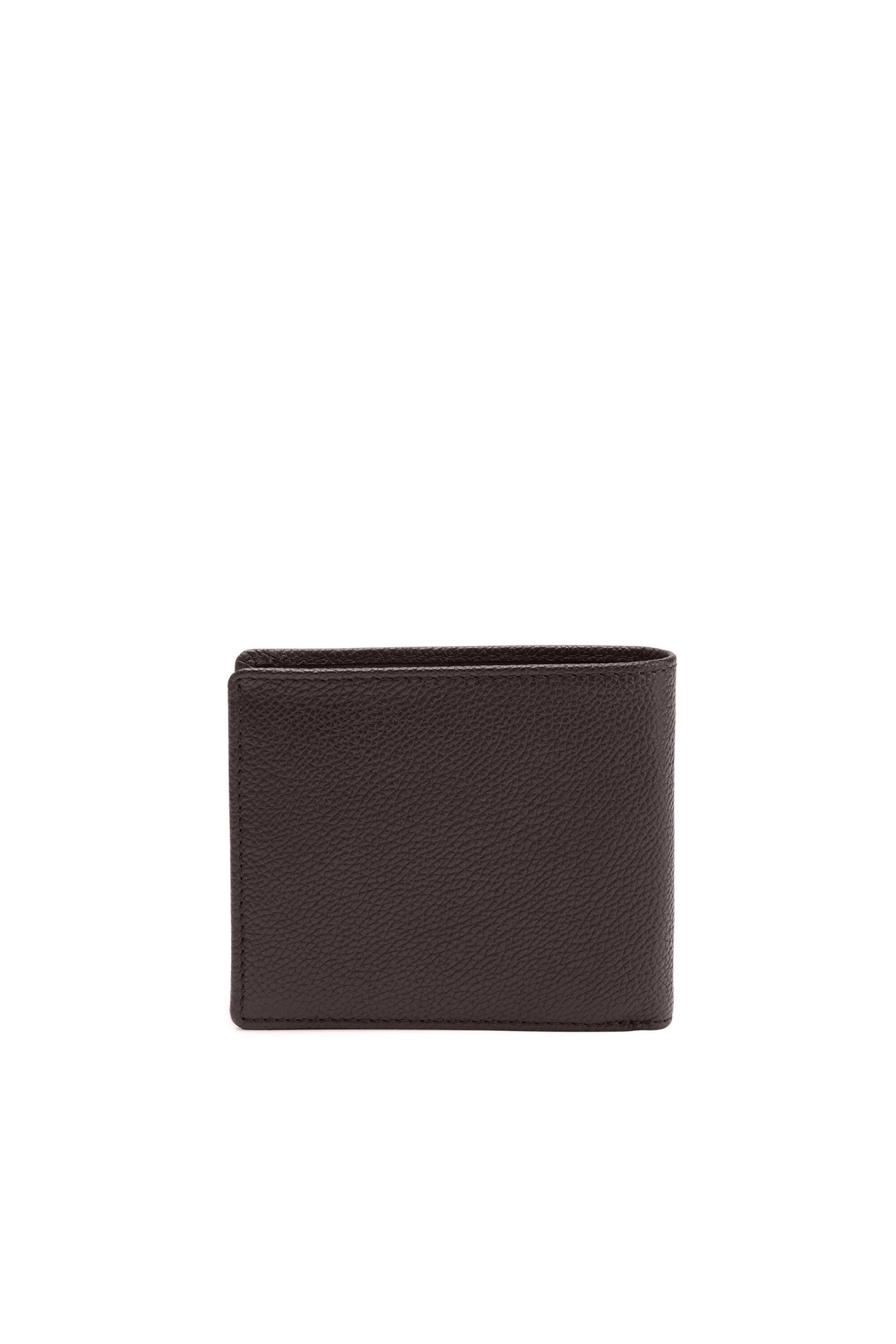 HIRESH S.II Man: Bi-fold wallet in grainy leather | Diesel