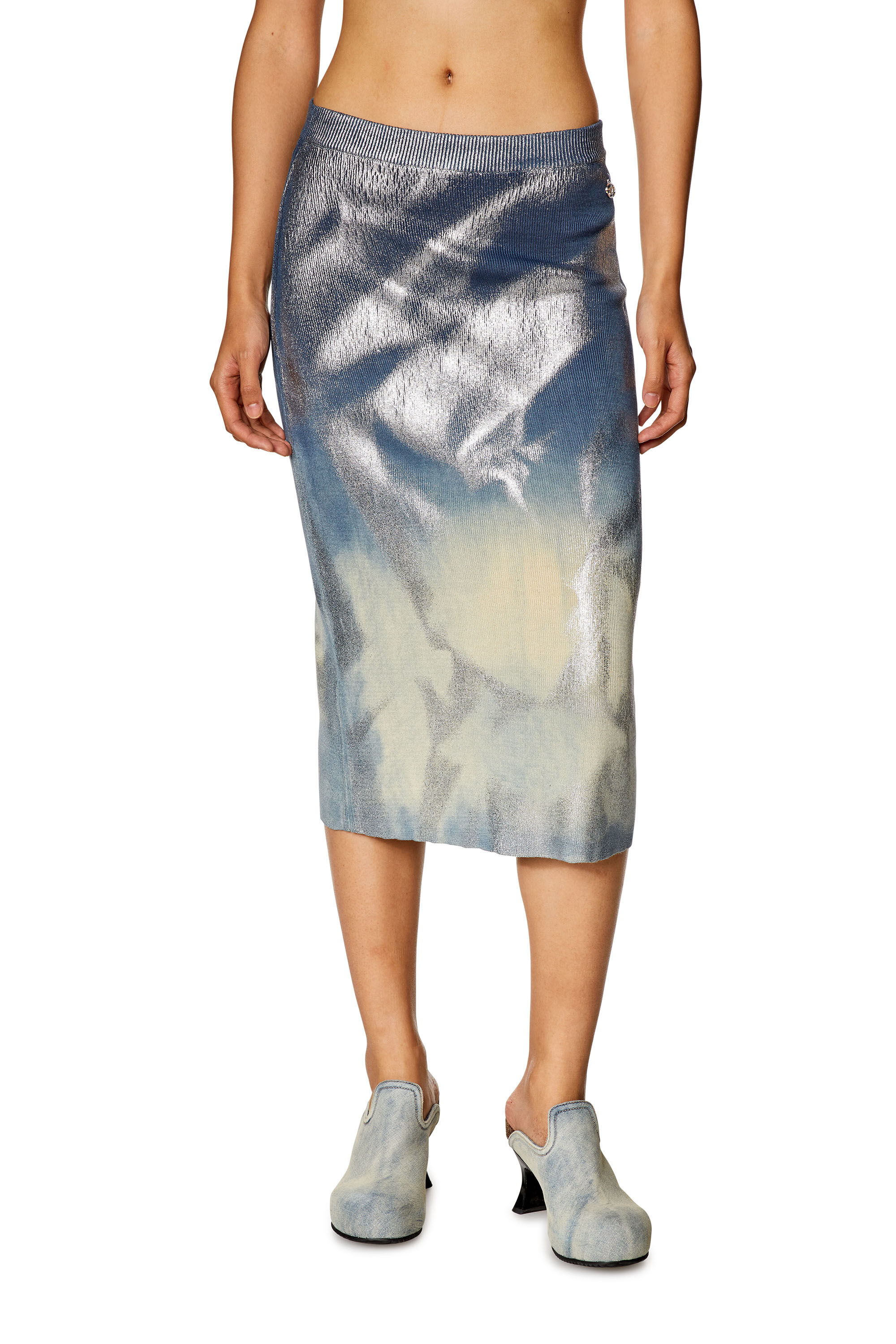 Metallic pencil clearance skirt uk