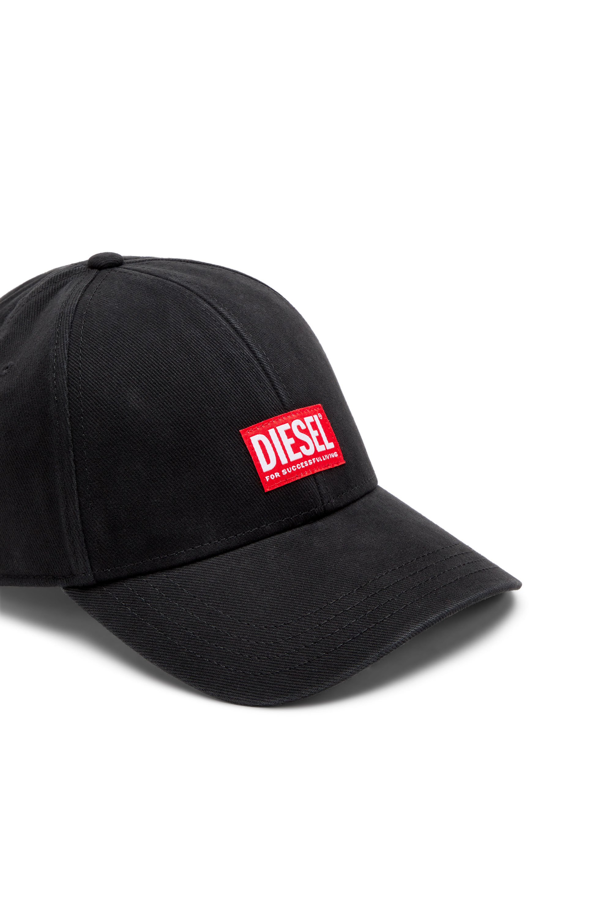 DIESEL キャップ Men's Baseball cap with logo patch | Diesel CORRY-JACQ-WASH