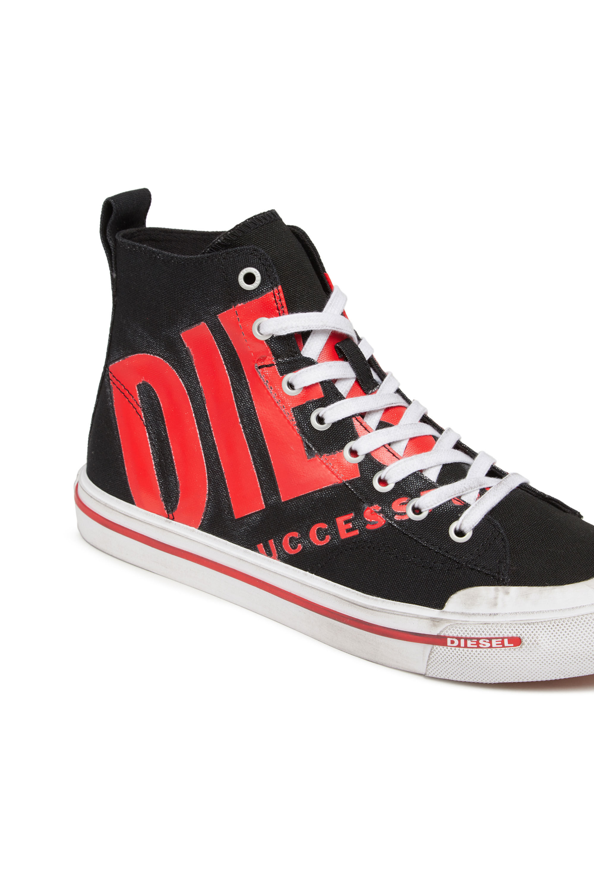 Diesel black high top sneakers on sale