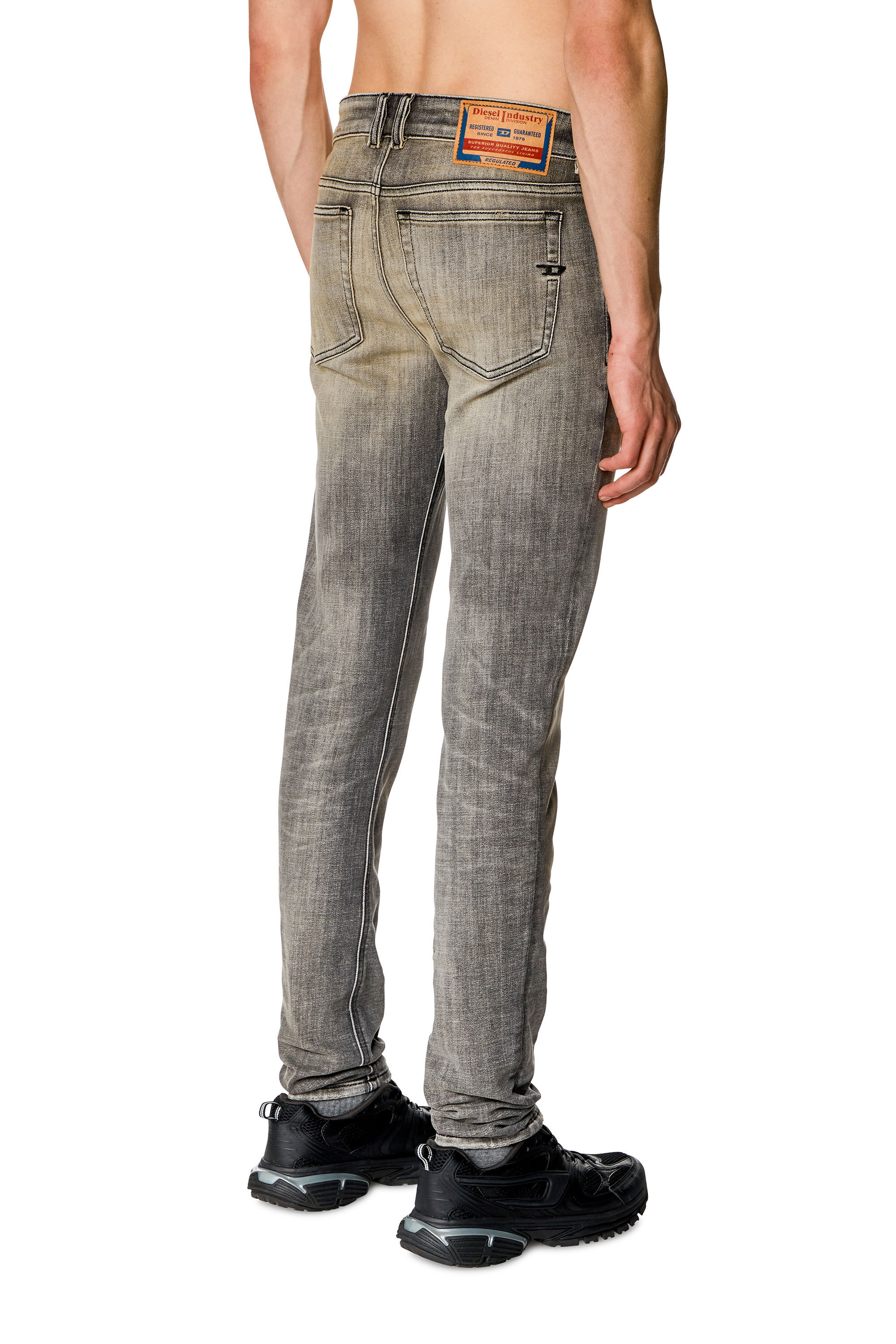 Men s Skinny Jeans Grey Diesel 1979 Sleenker