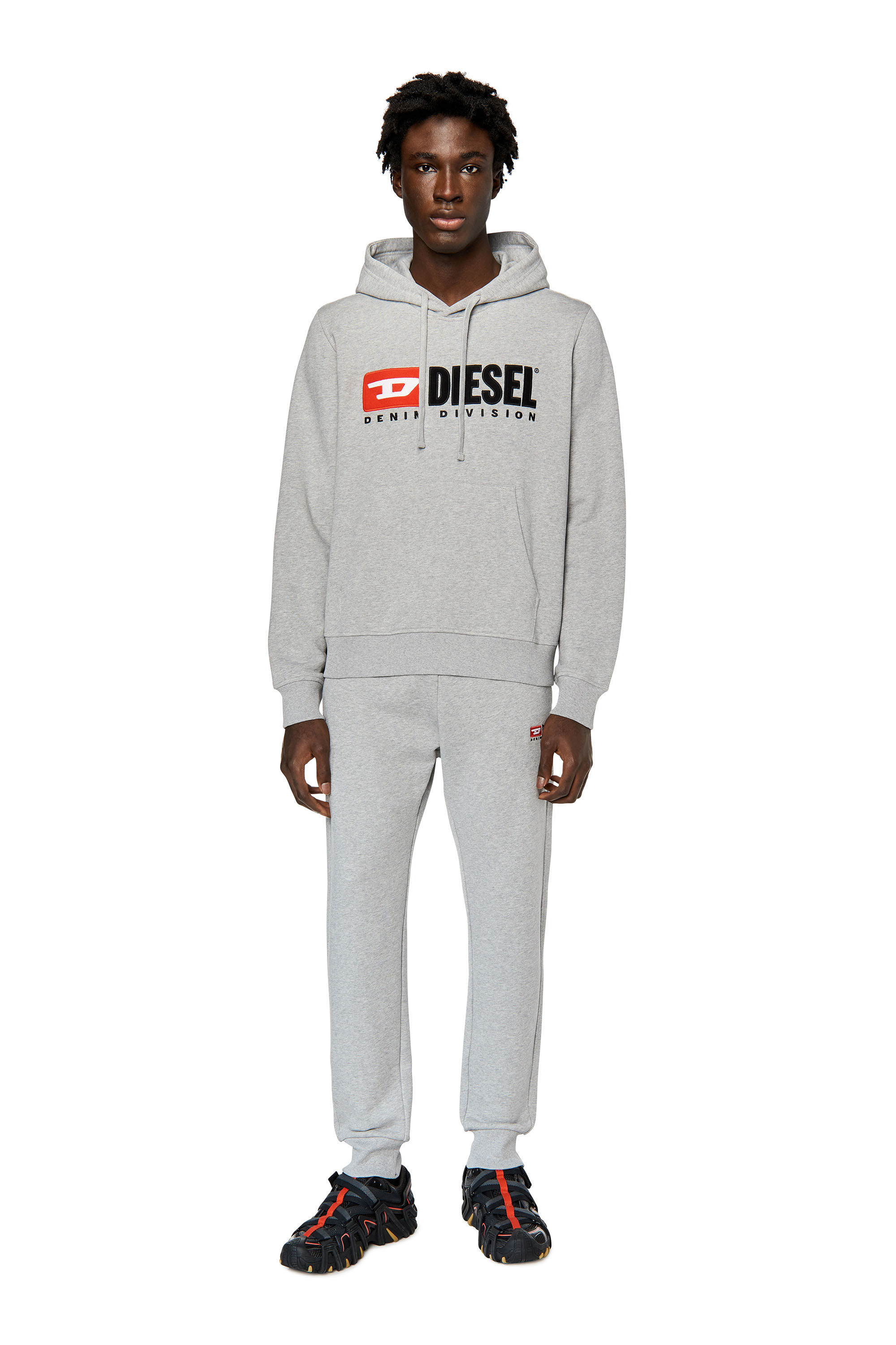 P TARY DIV Man Track pants with embroidered logo Diesel