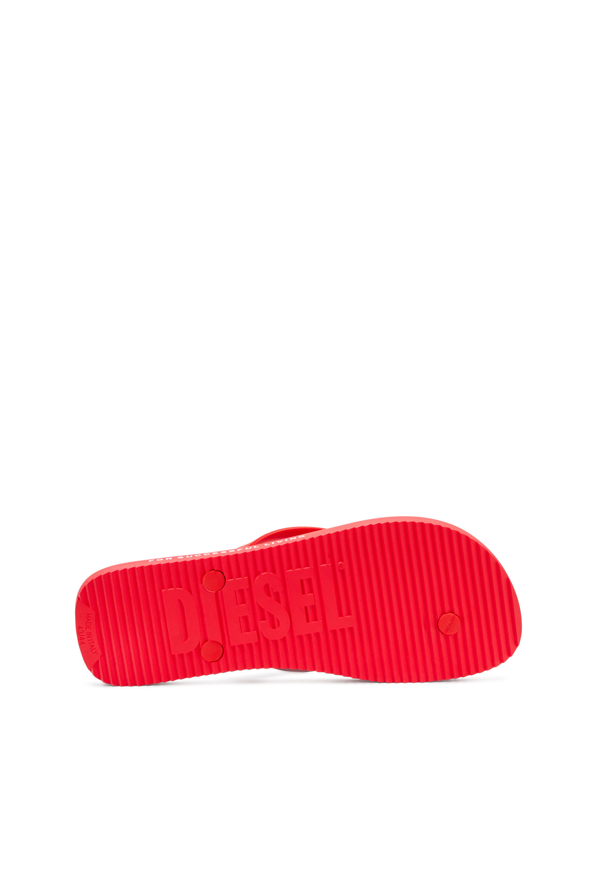 Diesel - SA-RIO, Man's Sa-Rio-Rubber flip-flops in Red - 5
