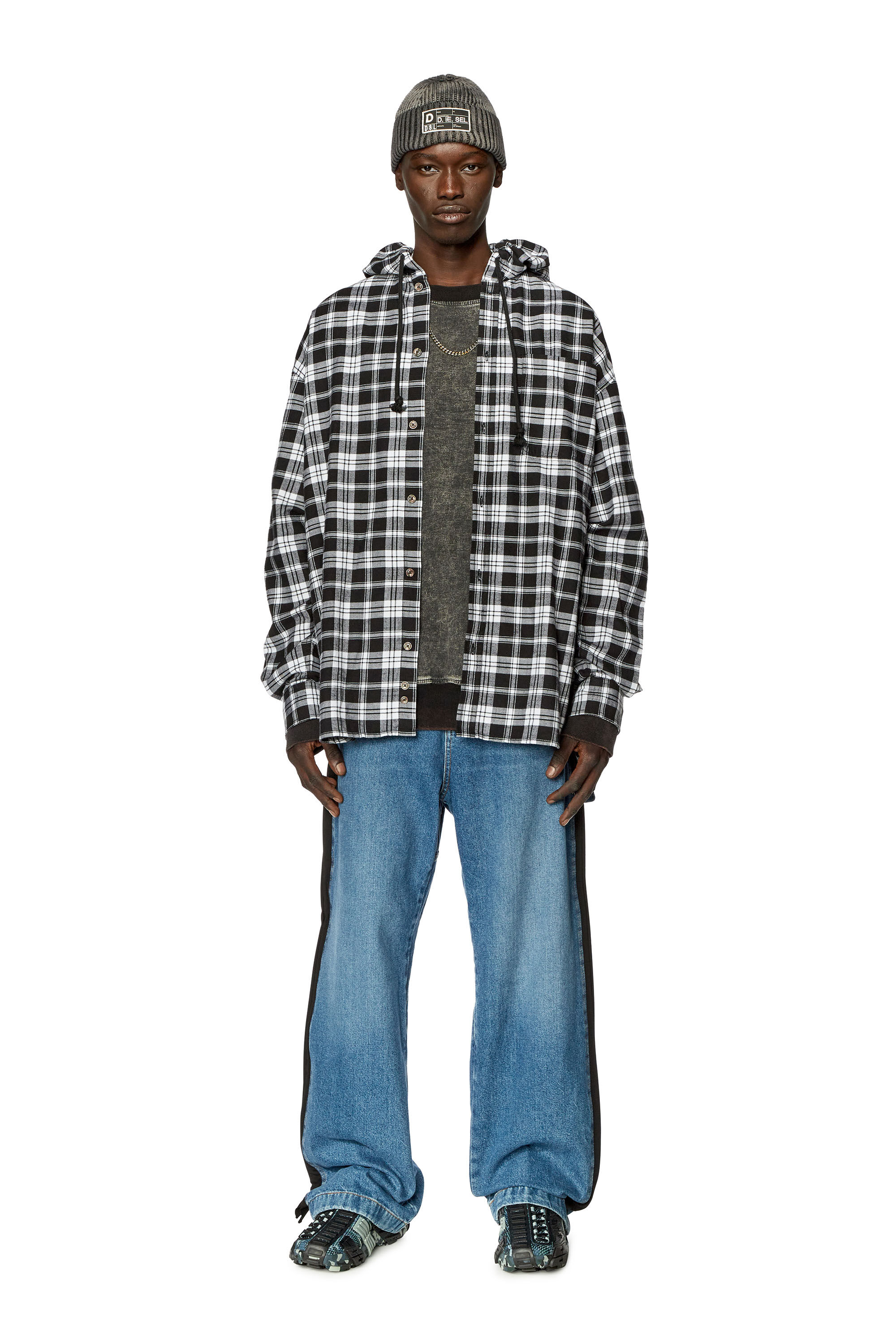 Flannel jacket deals oversized