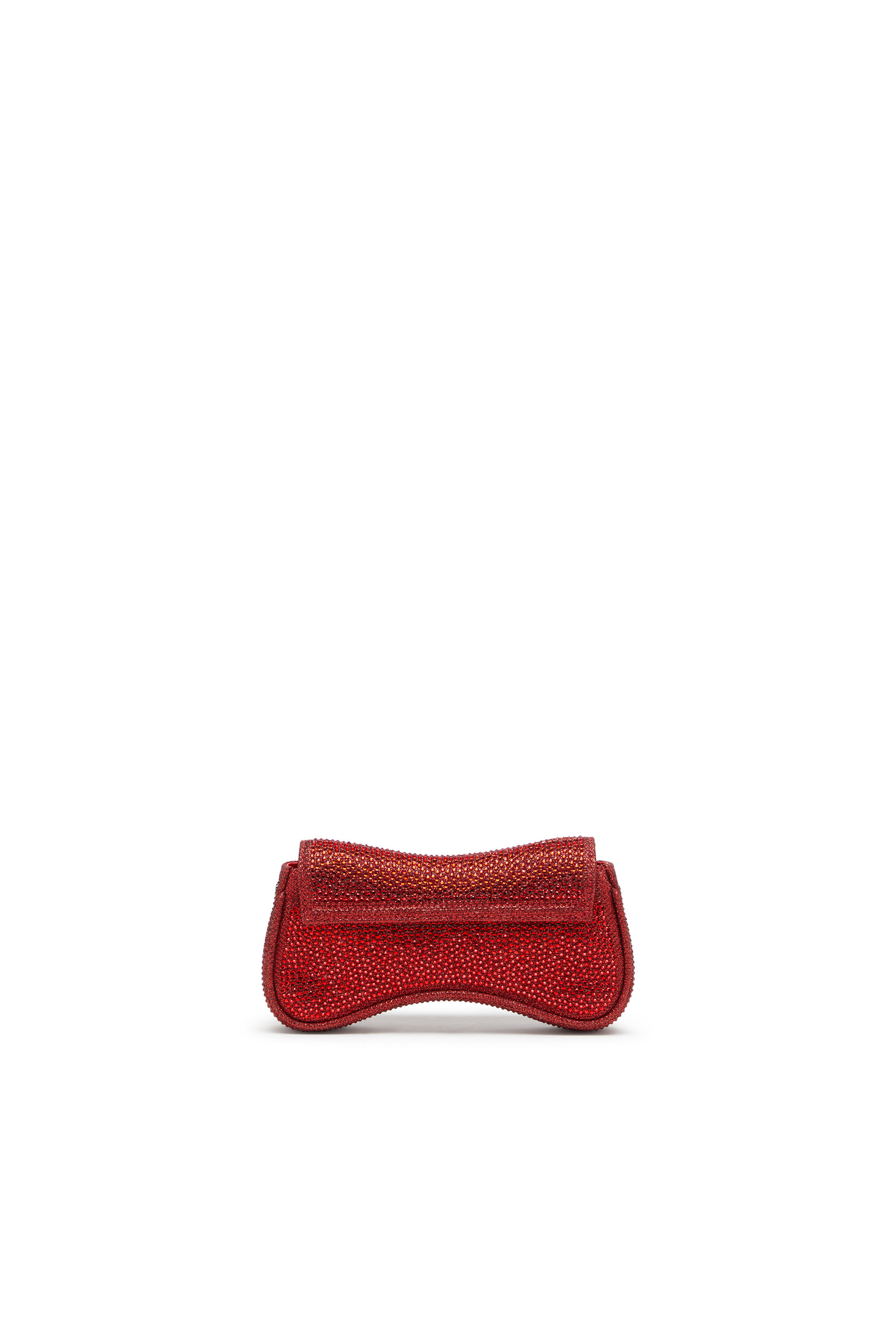 Diesel - PLAY CROSSBODY XS, Woman's Play-Small crossbody bag with crystal in Red - 2