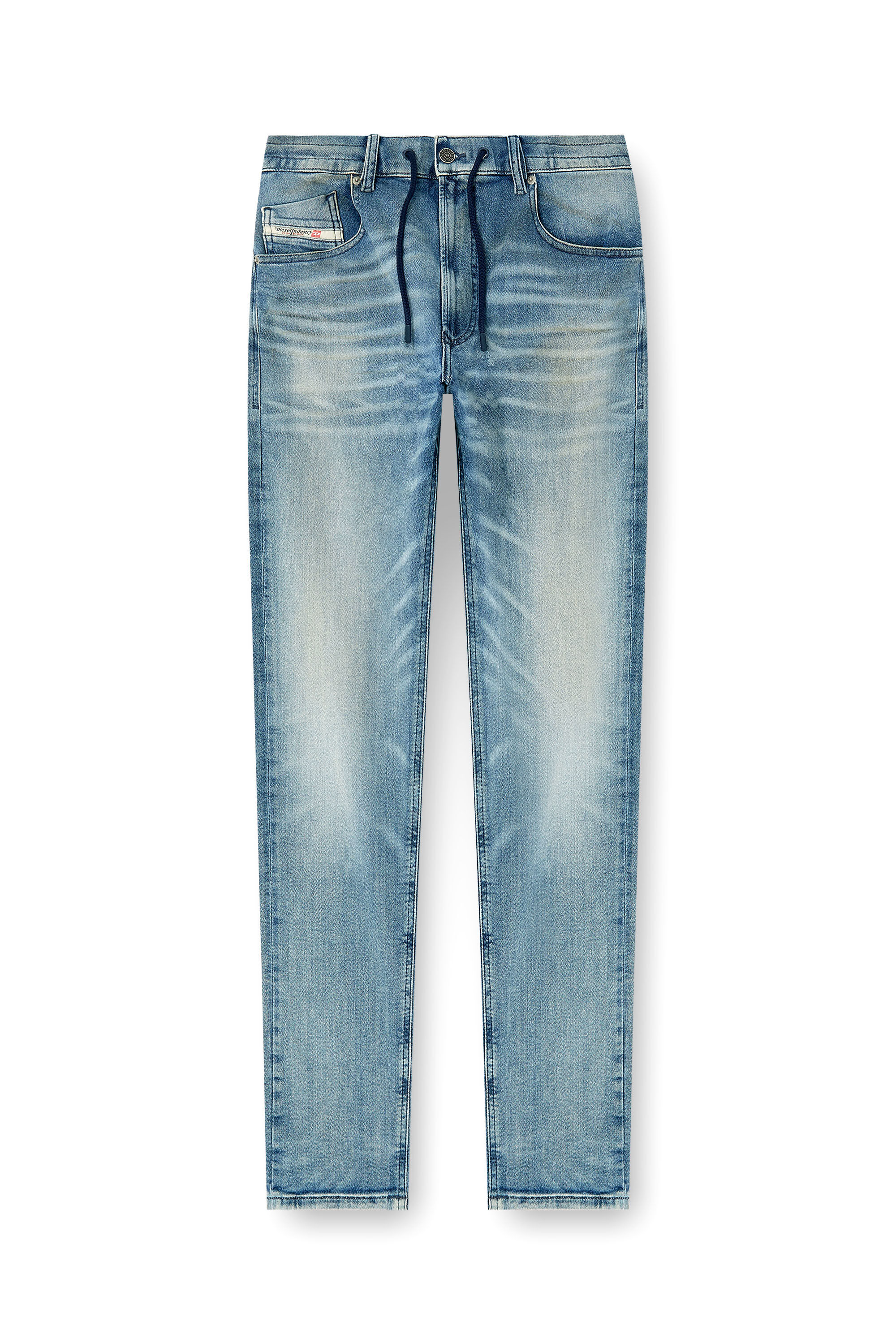 Men's Regular Jeans | Light Blue | Diesel 2032 D-Krooley Joggjeans®