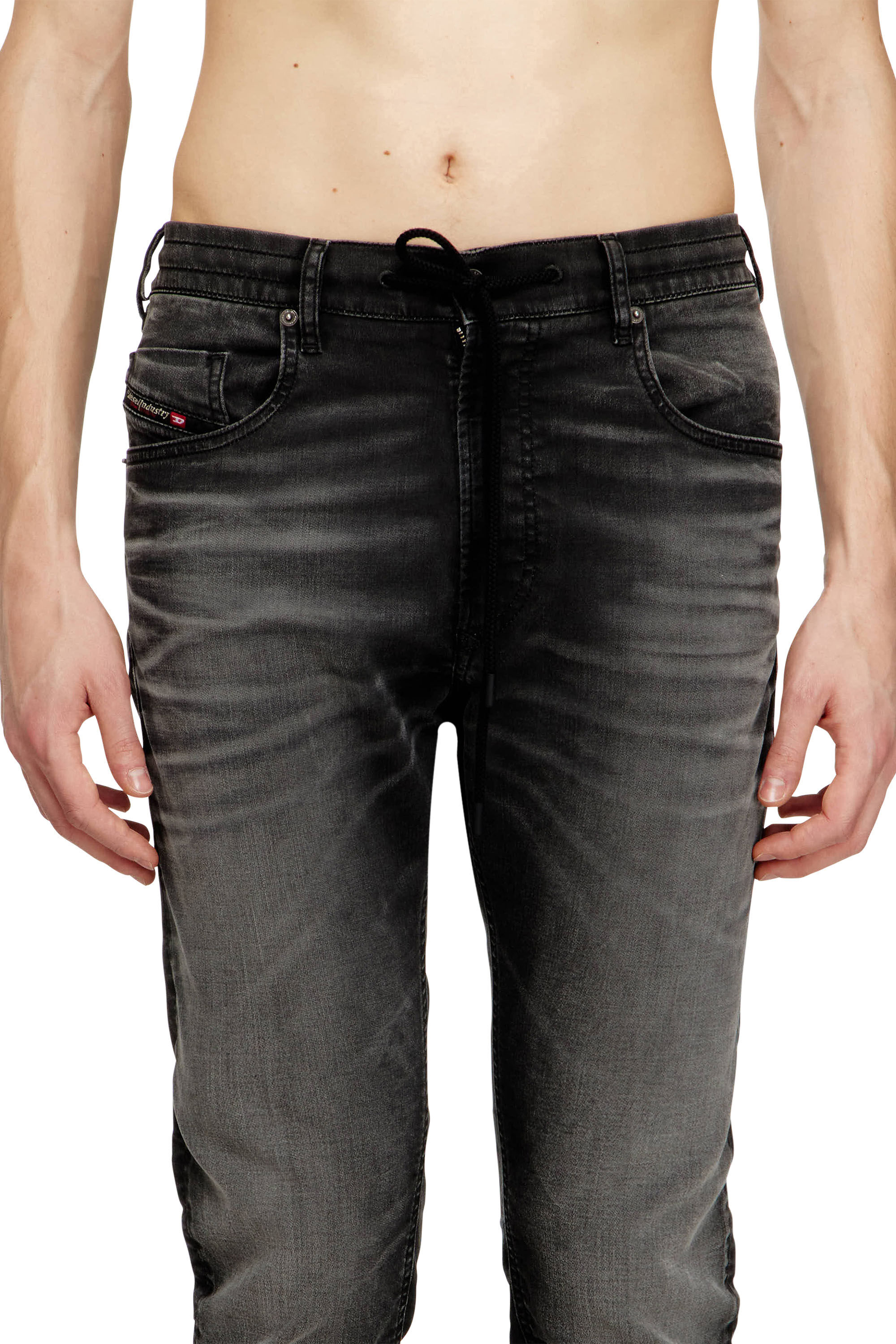 Men's Regular Jeans | Regular Waist 2032 D-Krooley Joggjeans®Black