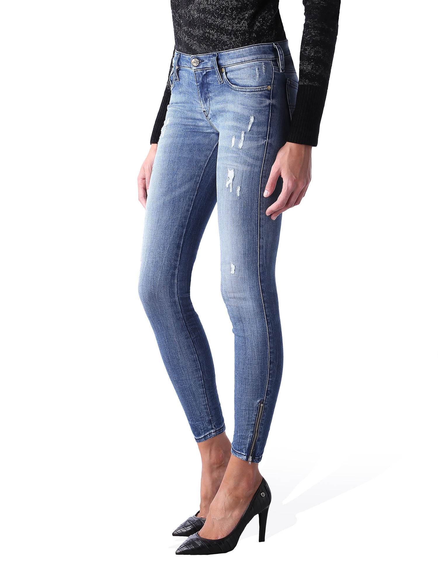 diesel skinzee super skinny jeans