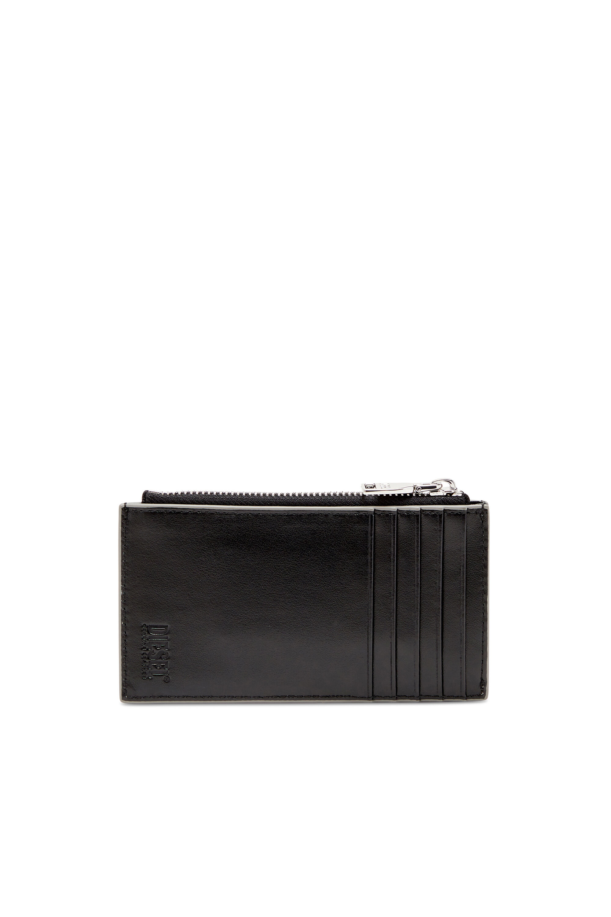 Women's Card holder in mirror leather | Silver | Diesel Women's Card holder in mirror leather | Silver | Diesel
