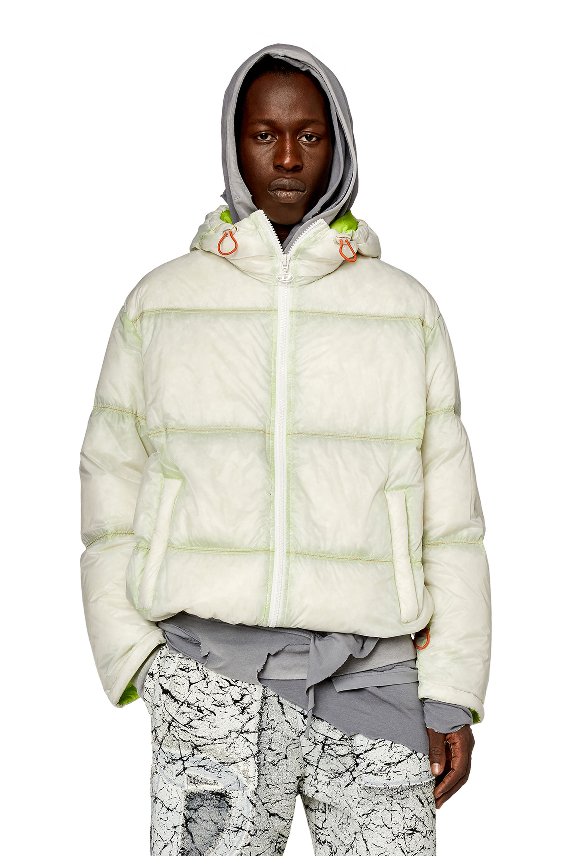 Diesel puffer jacket mens cheap