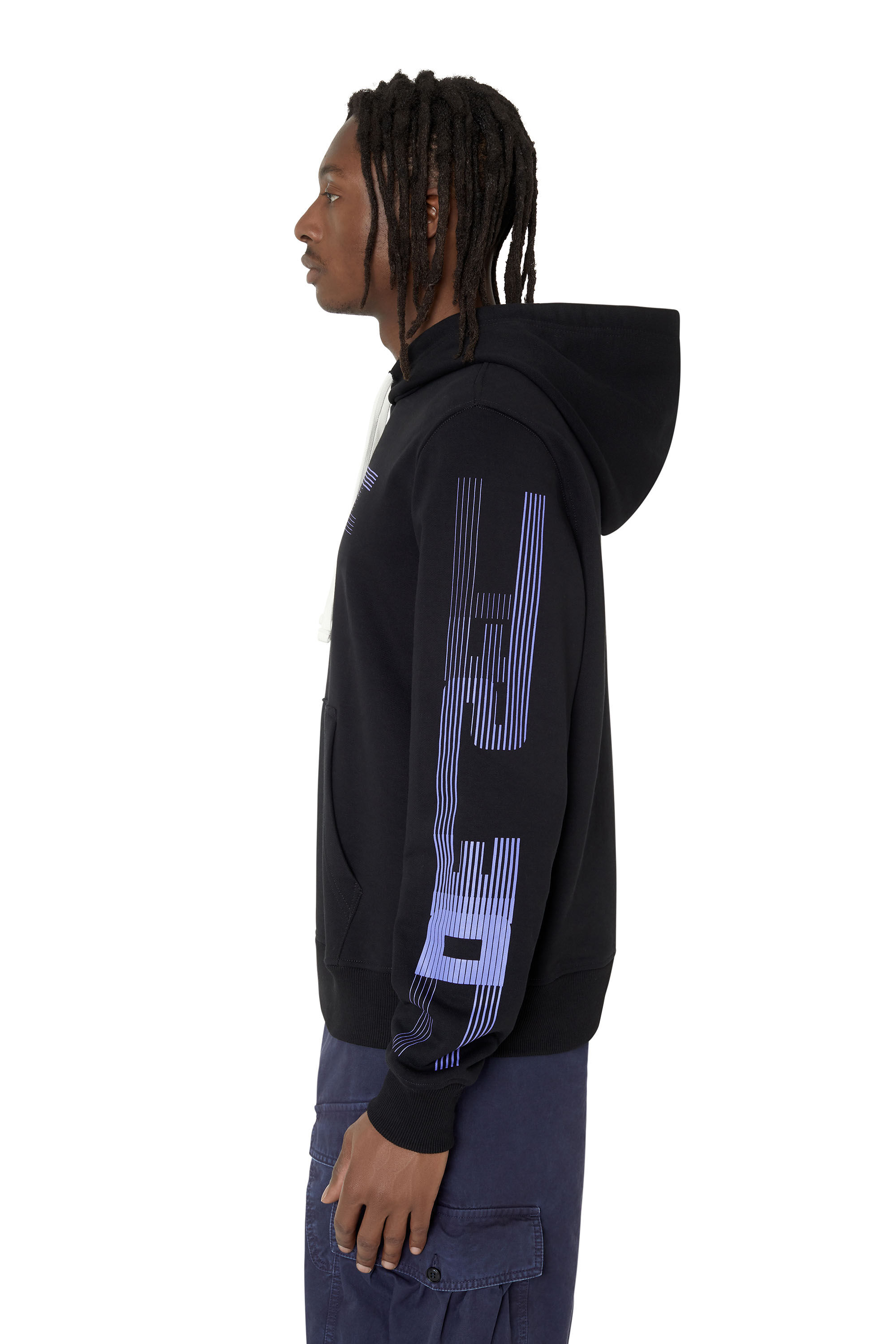 Diesel - S-GINN-HOOD-E3, Black - Image 5
