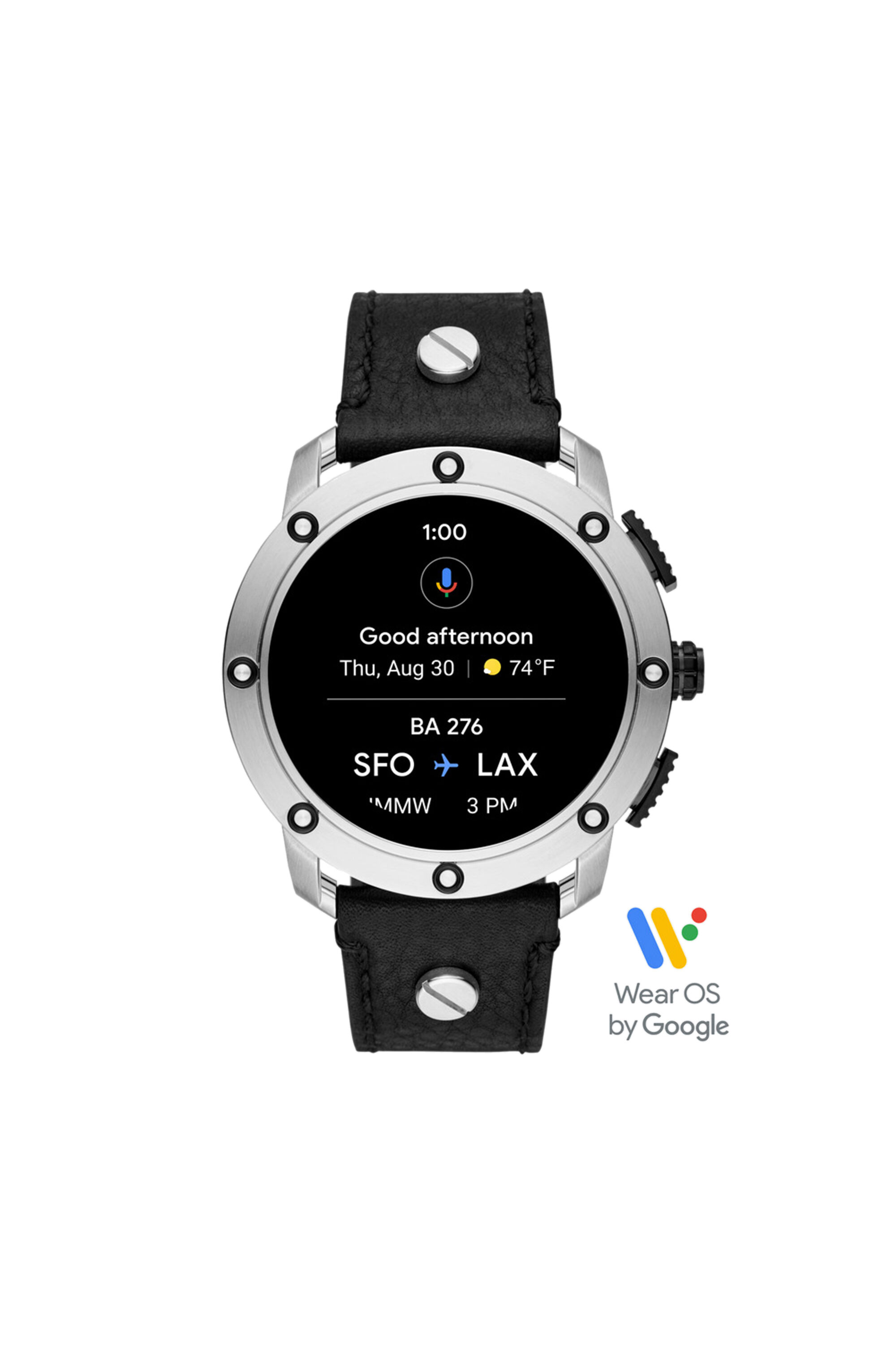 DT2014 Axial Smartwatch Black Leather Diesel