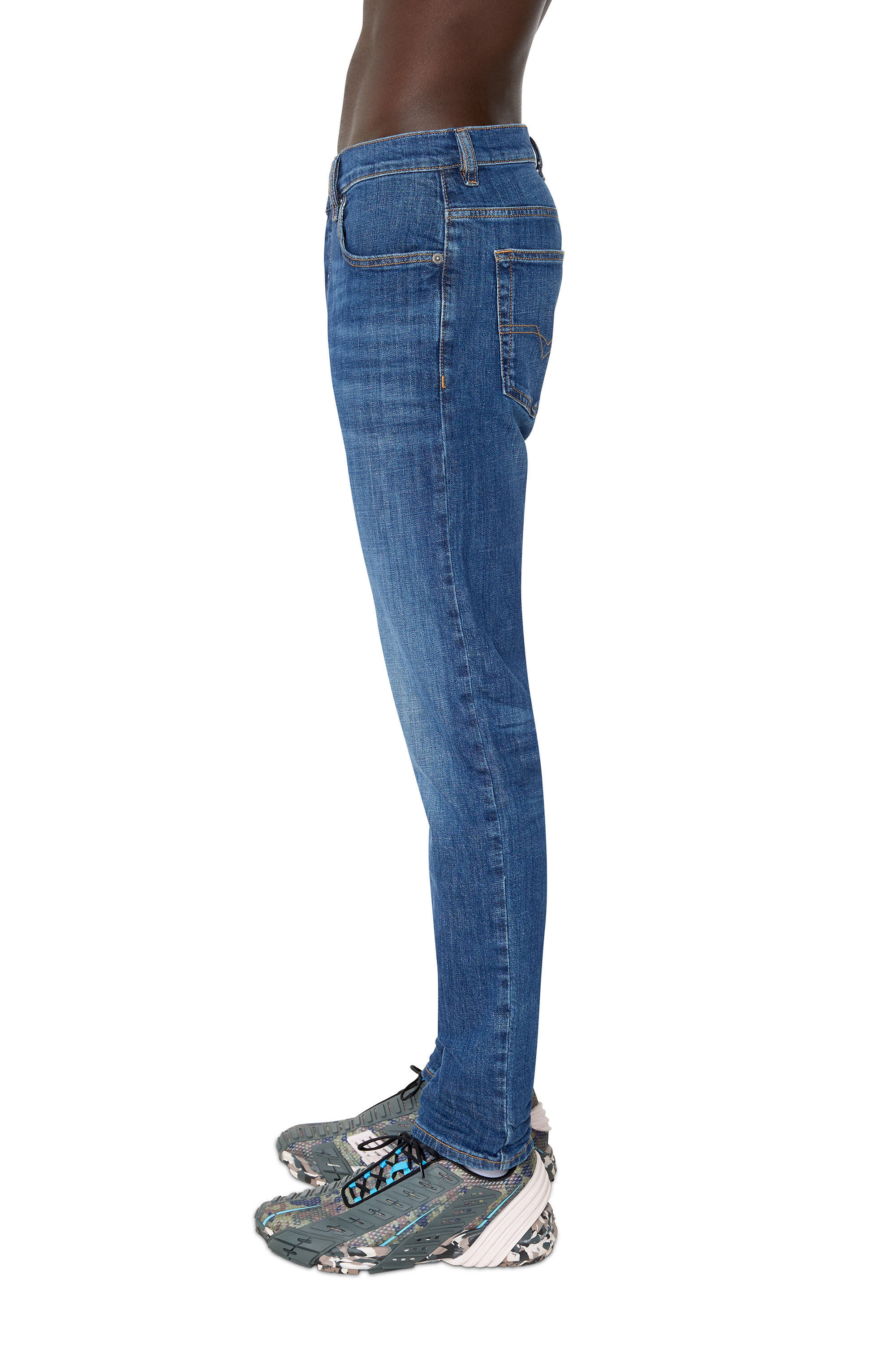 Diesel - D-Luster 0IHAR Slim Jeans, Dark Blue - Image 5