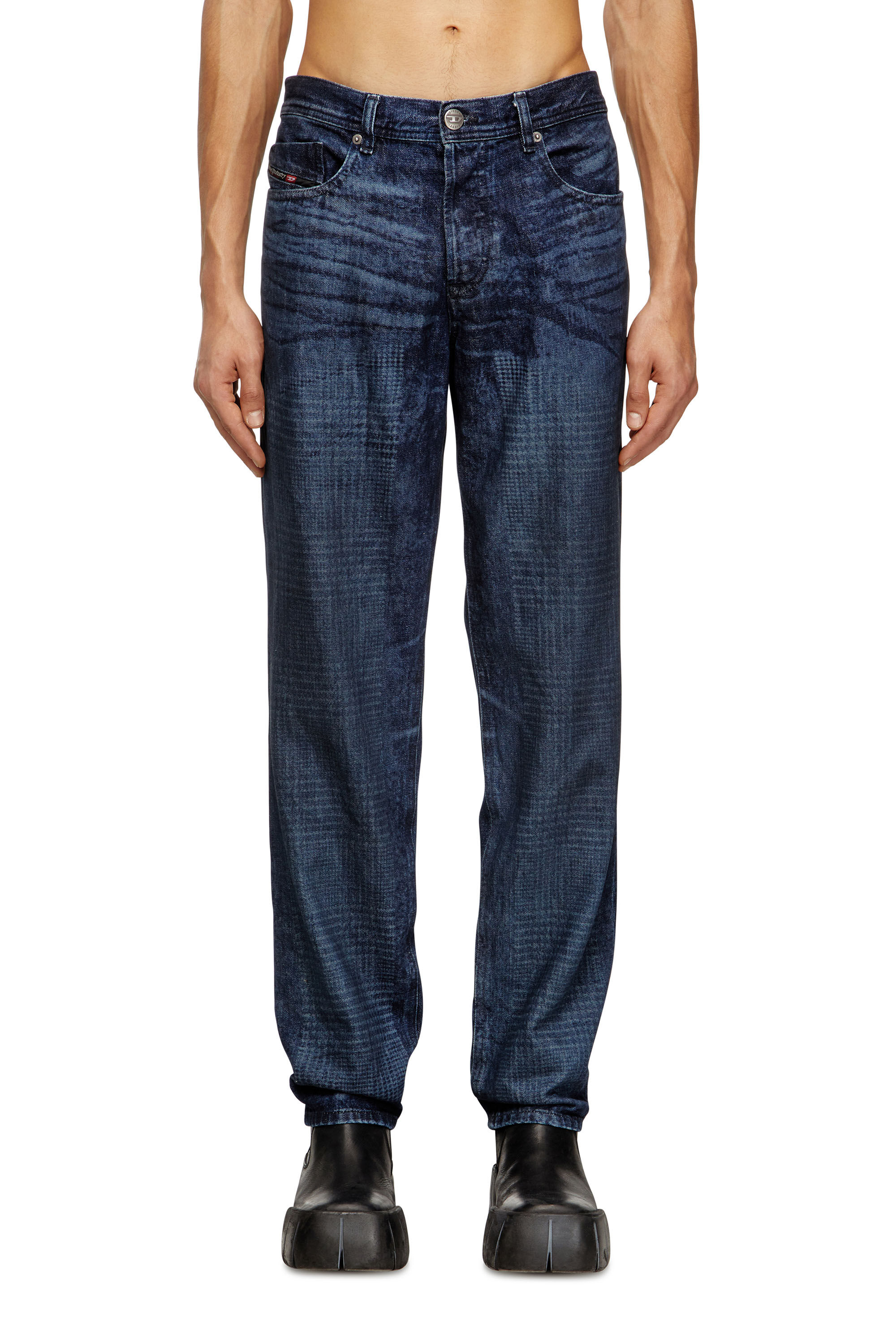 Diesel - Man's Regular Jeans 2023 D-Finitive 007CV, Dark Blue - 3