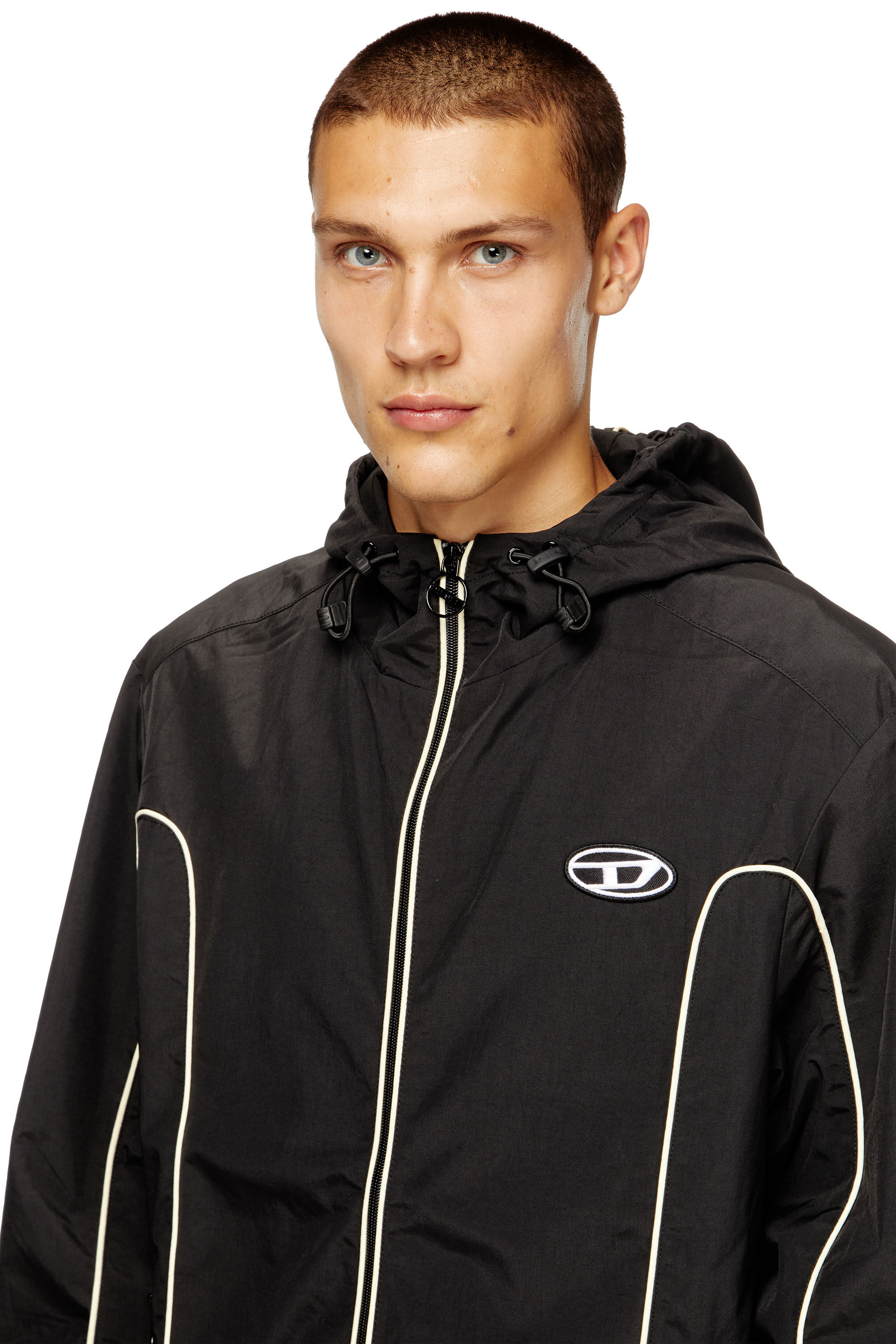 J-HIVES Man: Windbreaker Jacket with contrast piping | Diesel