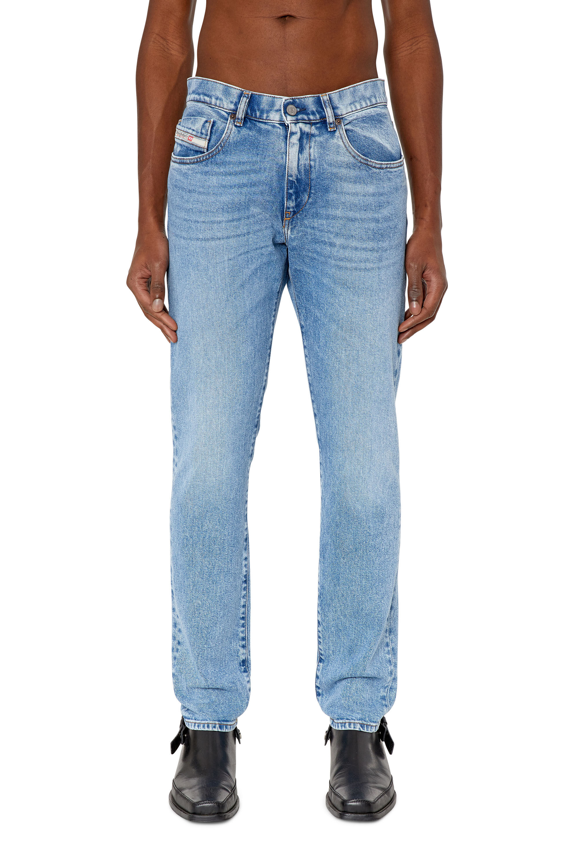 2019 D STRUKT Man Slim Light blue Jeans Diesel