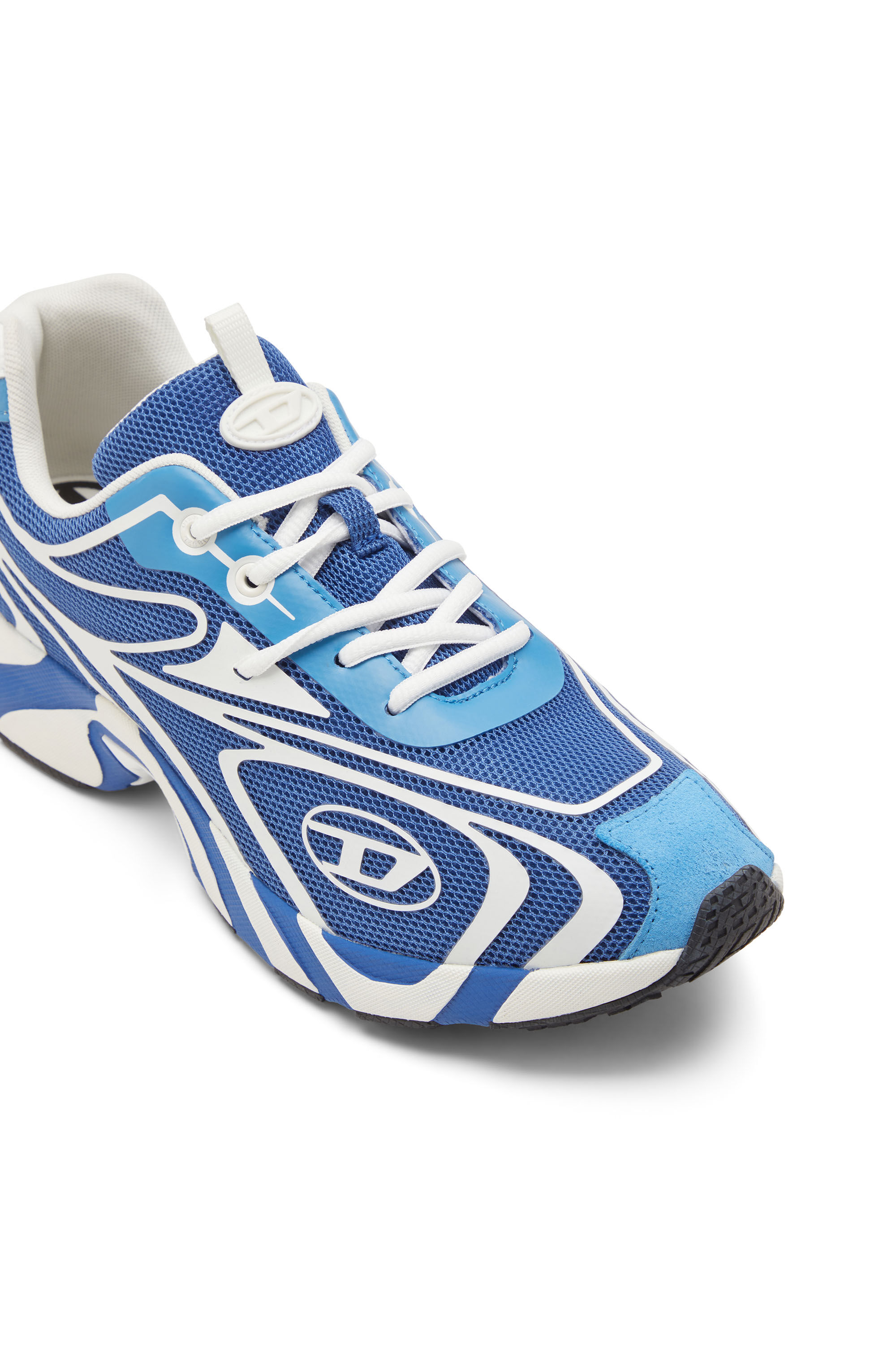Diesel - S-D-VIT'S 500 LOW, Man's S-D-Vit - Lace-up sneakers in Blue/White - 6
