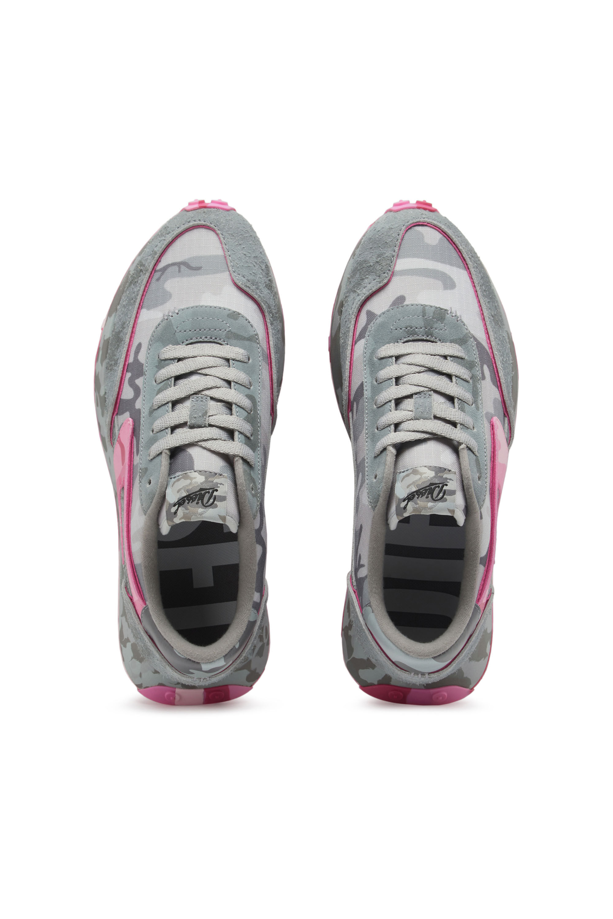 Women's S-Racer Lc W - Low-top sneaker with camo print | Multicolor | Diesel