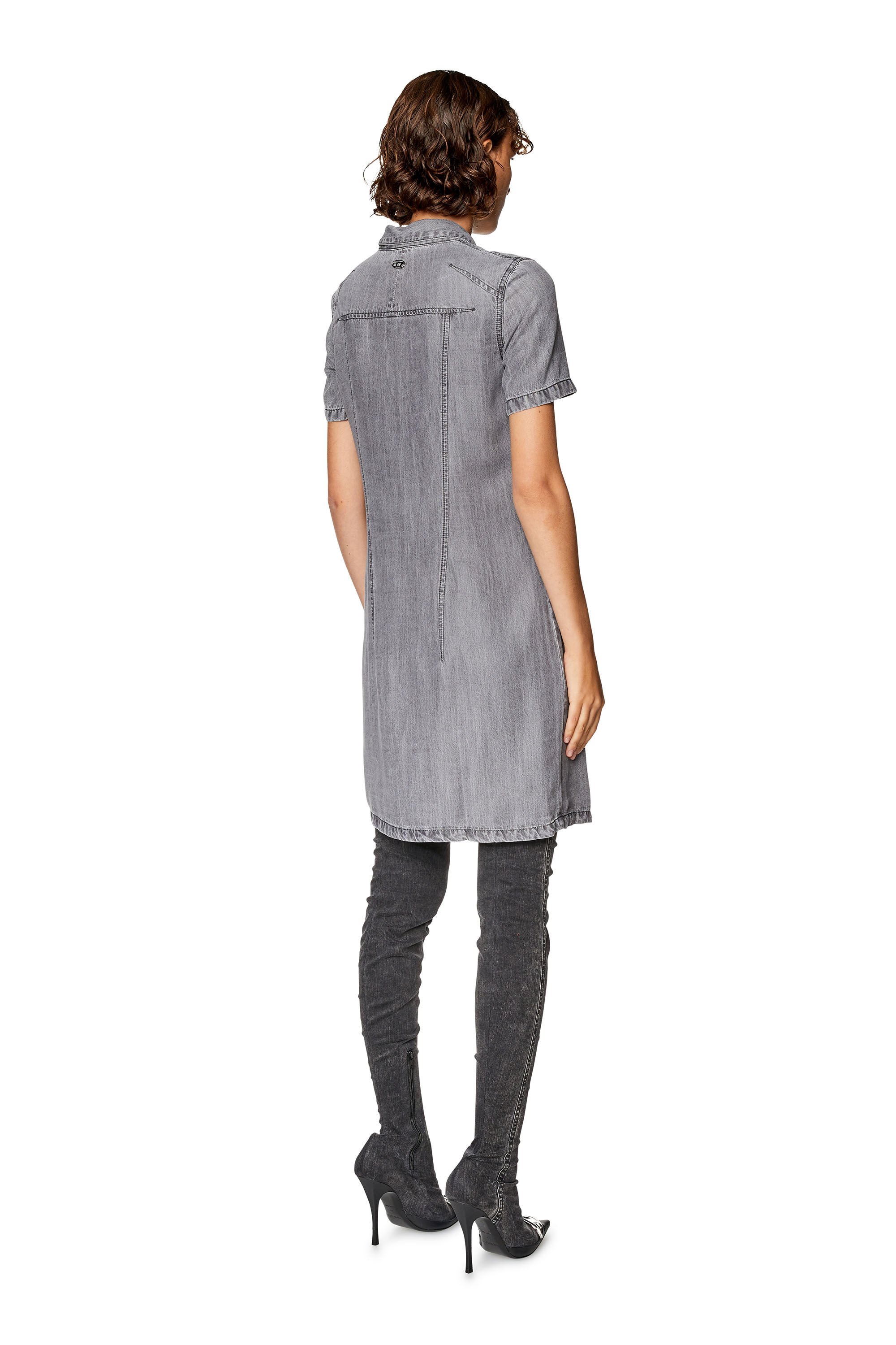 Diesel denim shirt dress hot sale