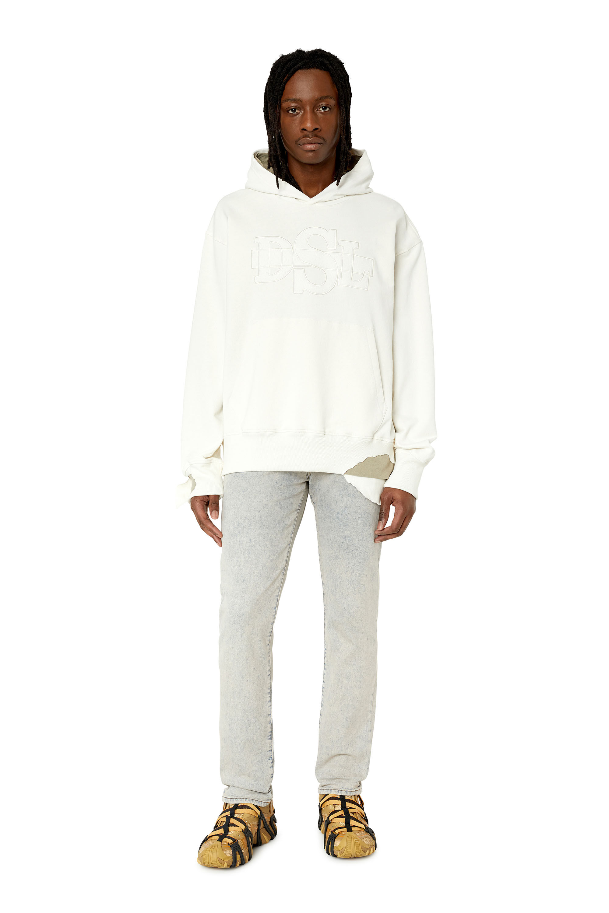 Diesel - S-MACROT-HOOD, White - Image 1